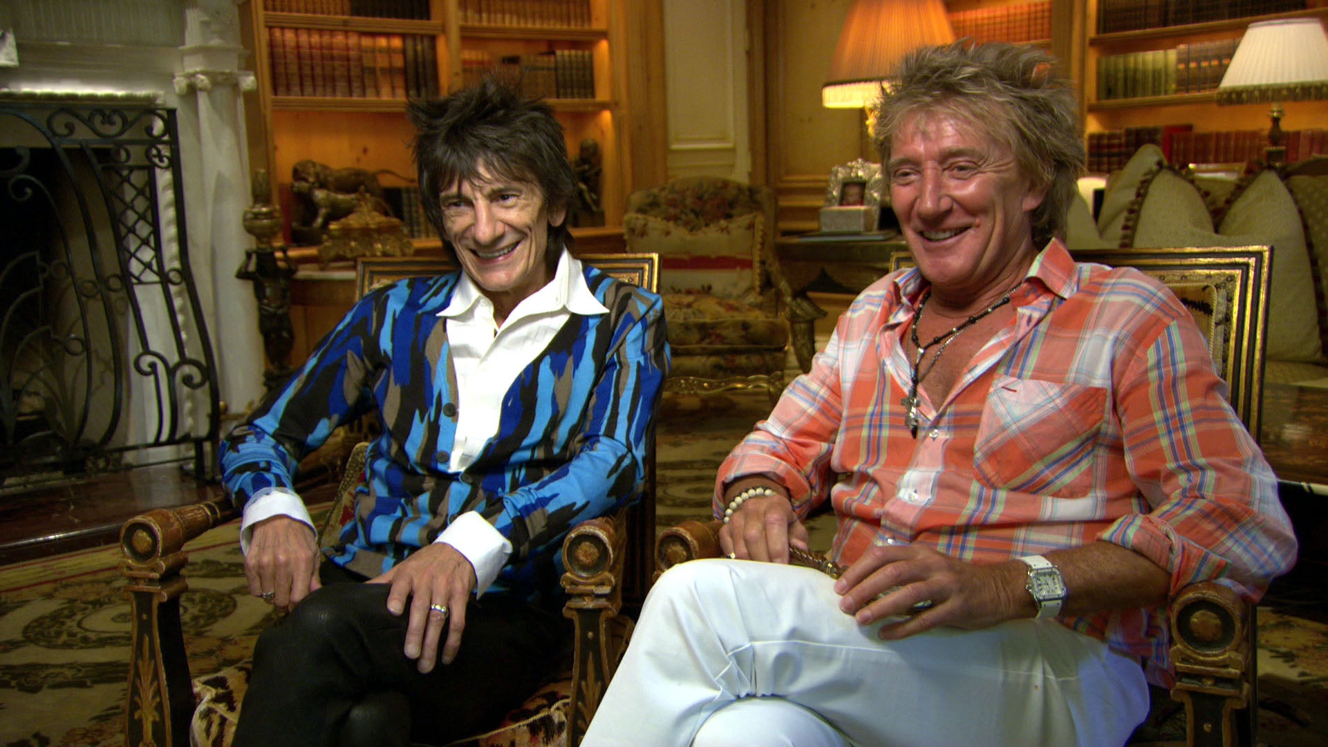 Rod Stewart and Ronnie Wood