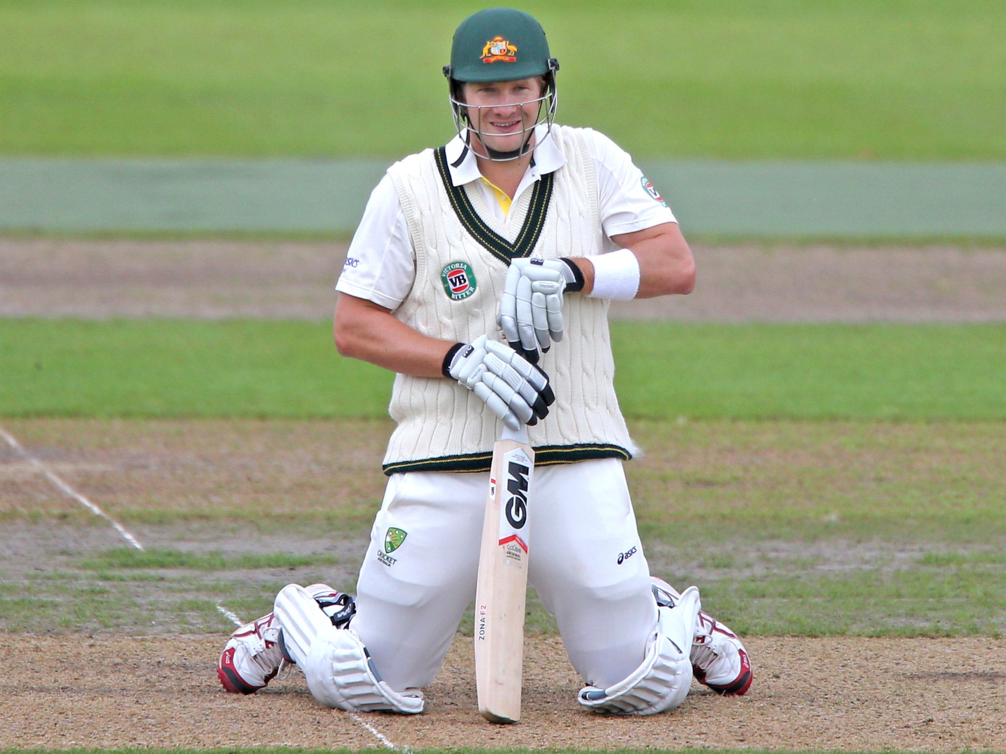 Shane Watson hit a century in Australia’s final Ashes warm-up