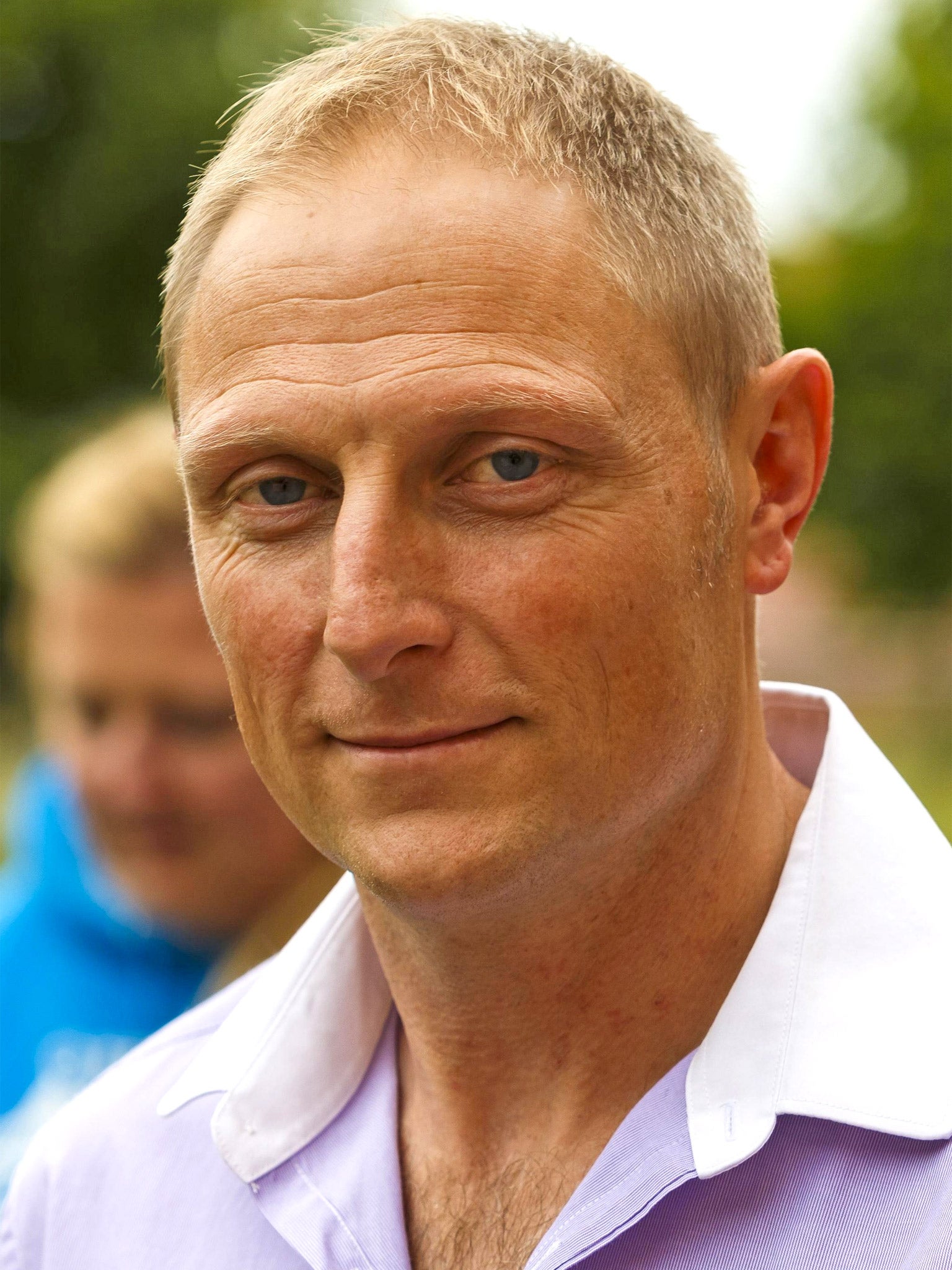 Danny Nightingale leaving his court martial in Bulford, Wiltshire