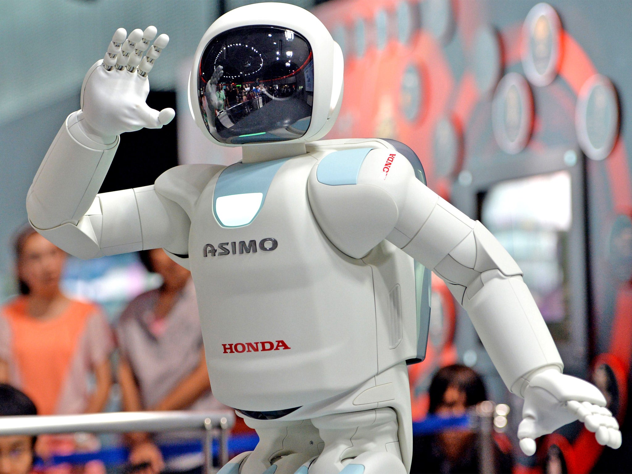 Honda Motor’s humanoid robot Asimo at the Miraikan Museum in Tokyo