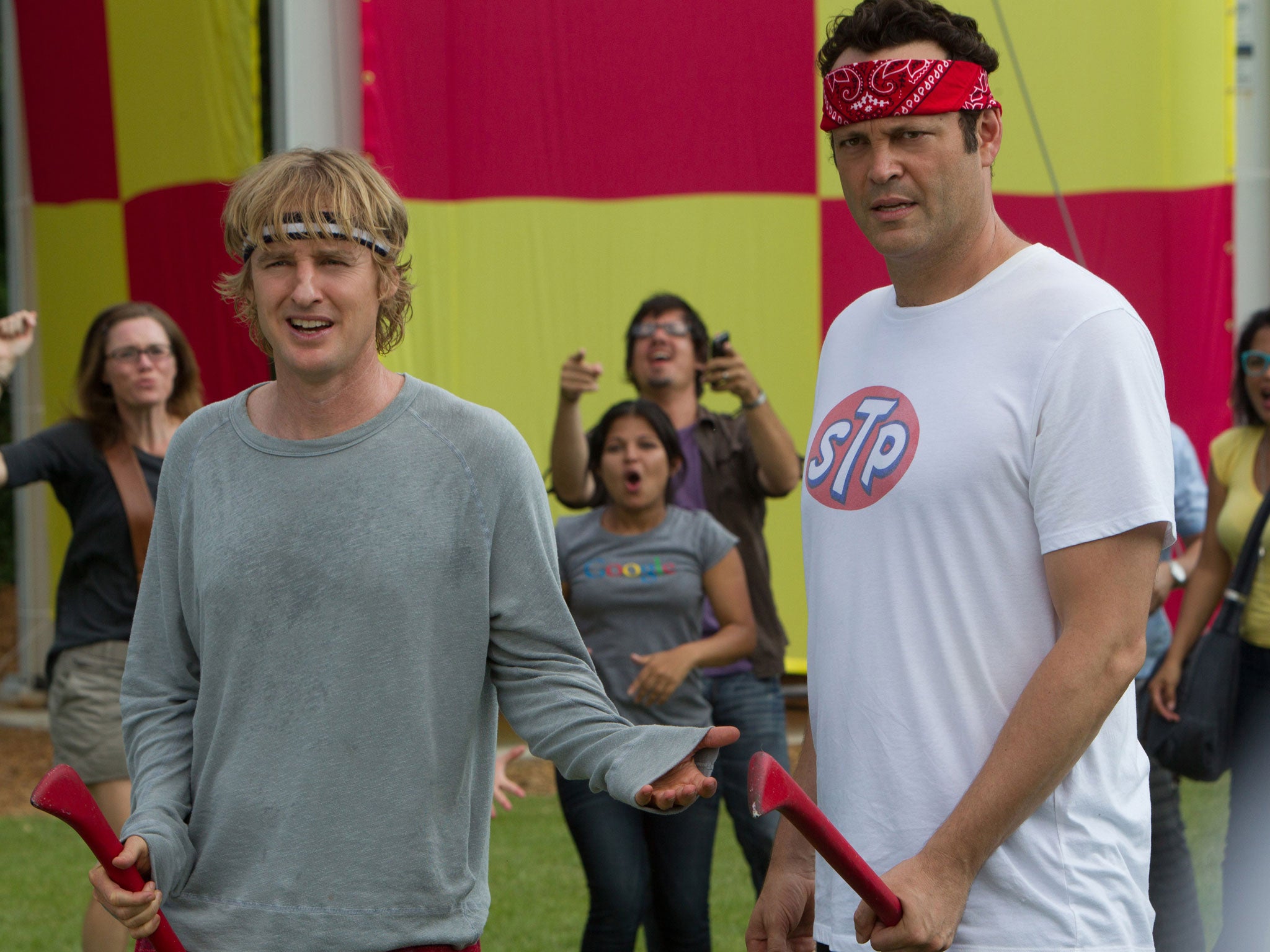 Geek chorus: Owen Wilson and Vince Vaughn in 'The Internship'