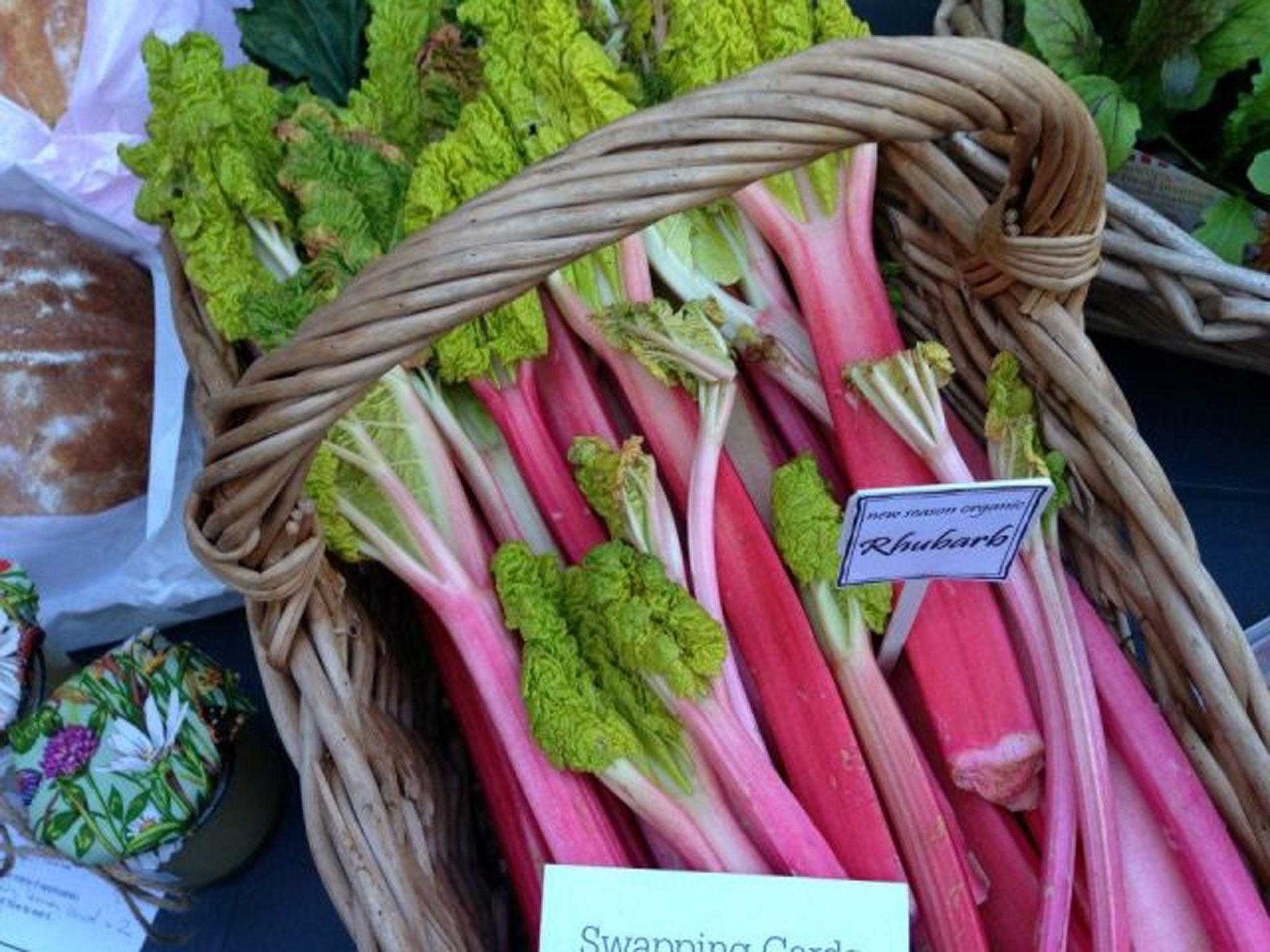 Swap shop: food on offer at Apples for Eggs