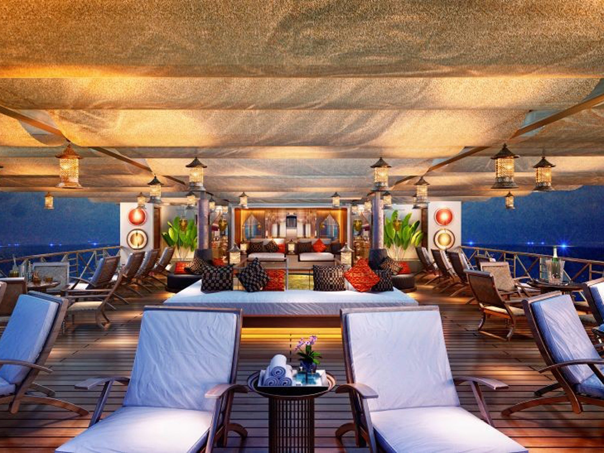 The cruise: Ananda joins the Sanctuary Retreats collection when the ship sets sail in Burma next year. Bookings are now open for the vessel, which will navigate the Chindwin and Ayeyarwady rivers