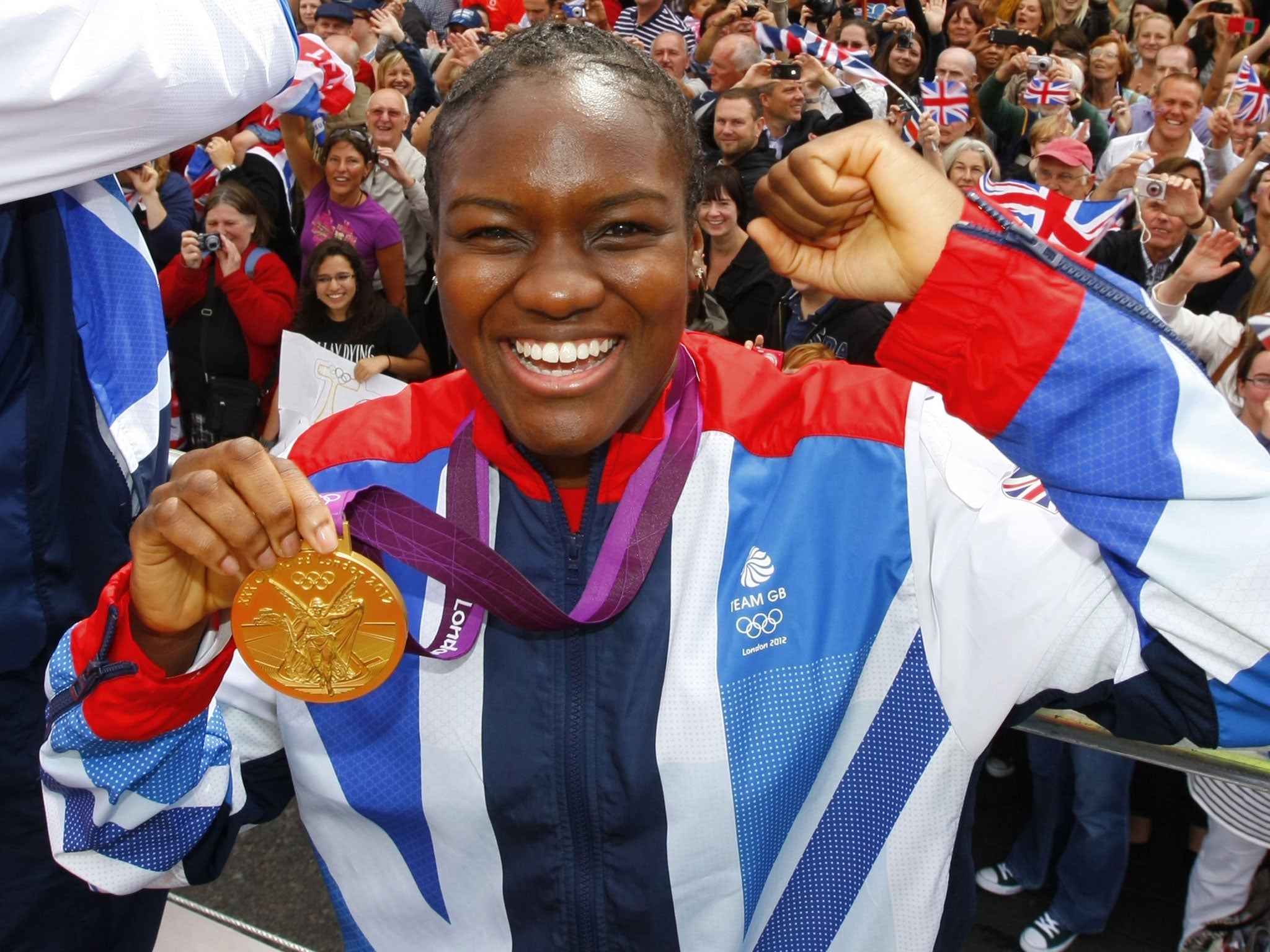 Nicola Adams after the 2012 Olympics