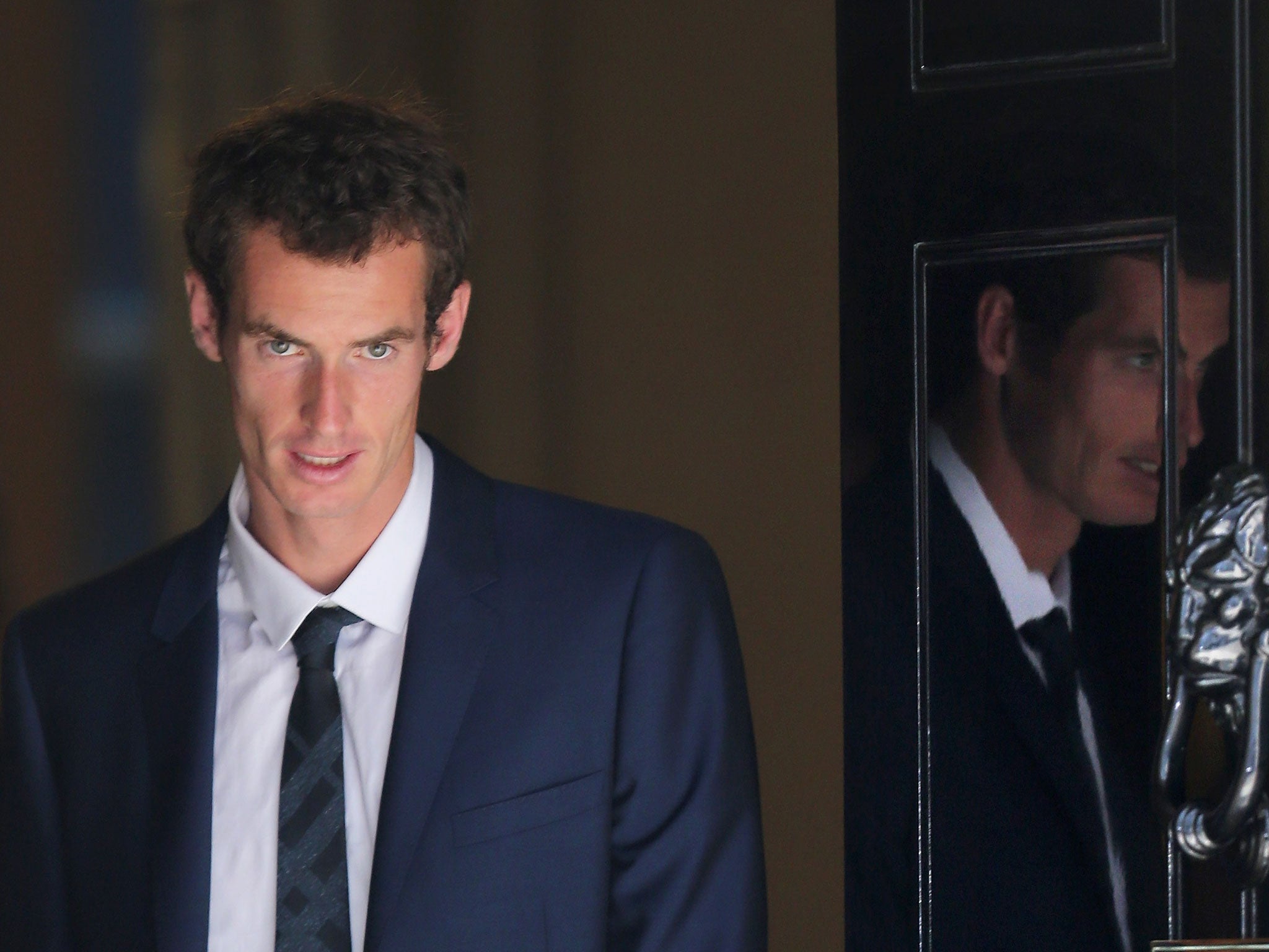 Andy Murray leaving Number 10 Downing Street