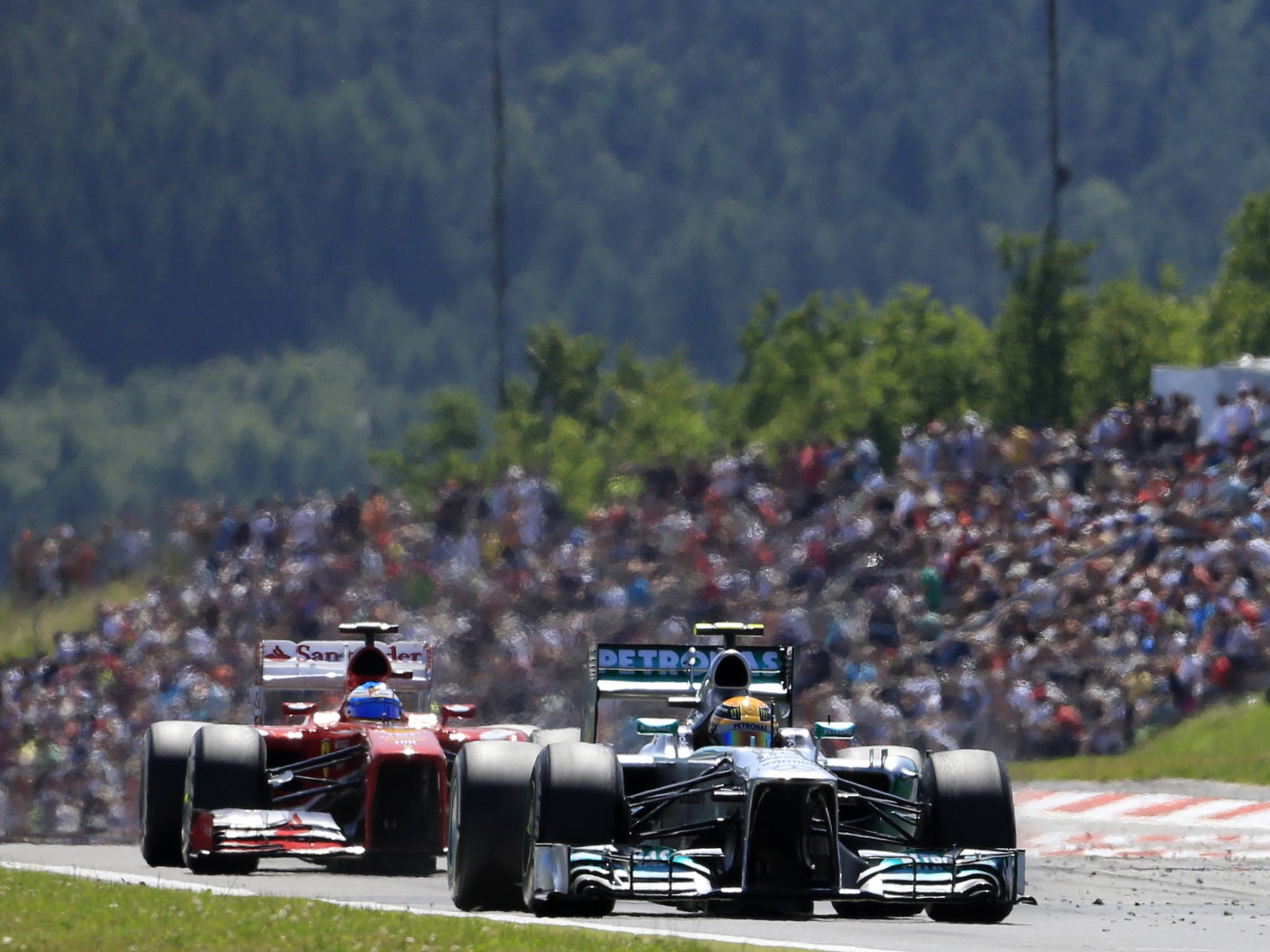 Lewis Hamilton at the German Grand Prix