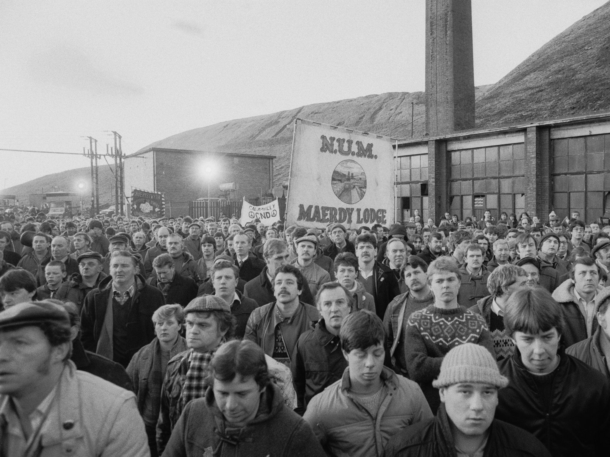 Miners strike -