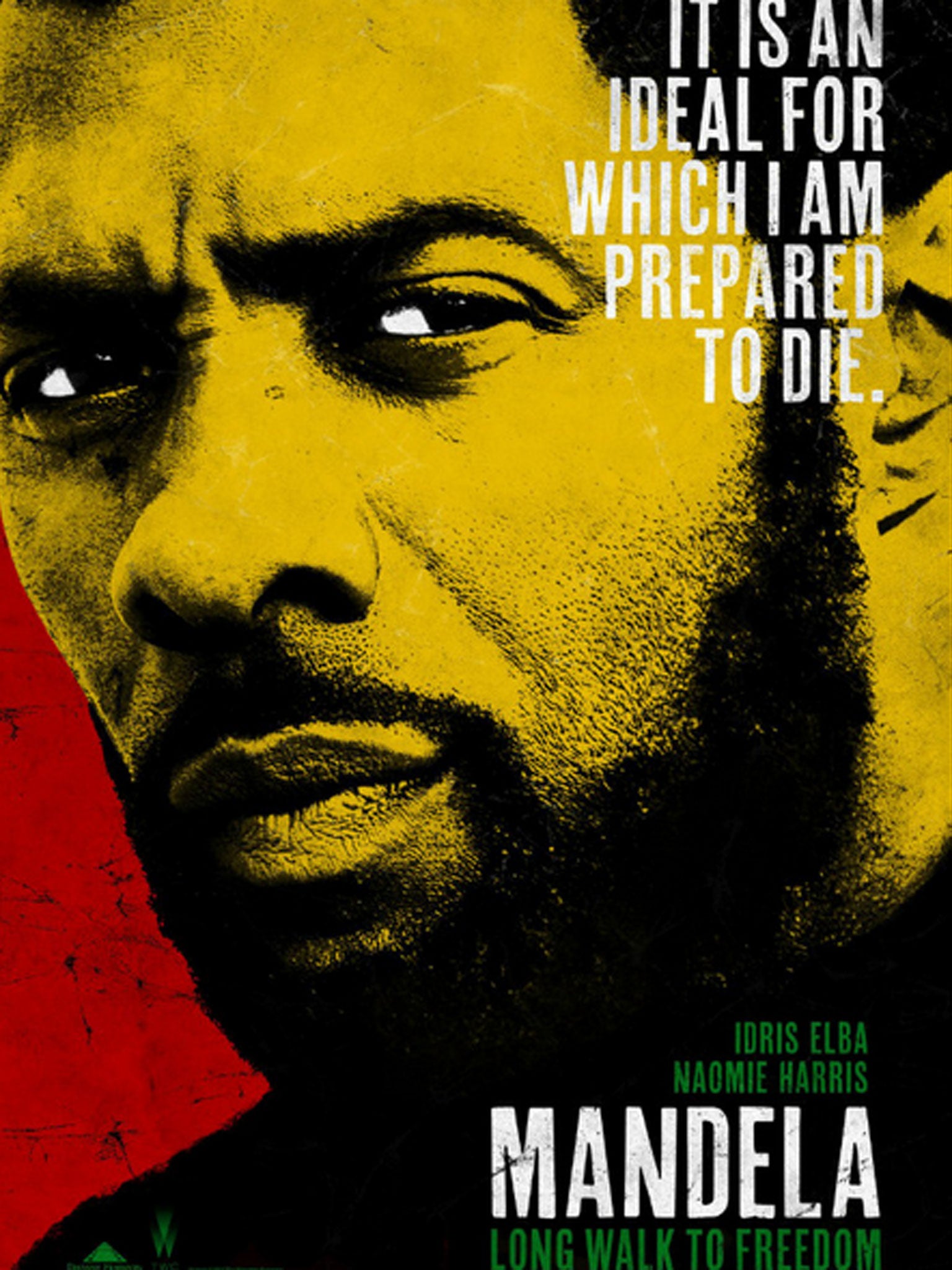 The poster for Mandela: Long Walk to Freedom