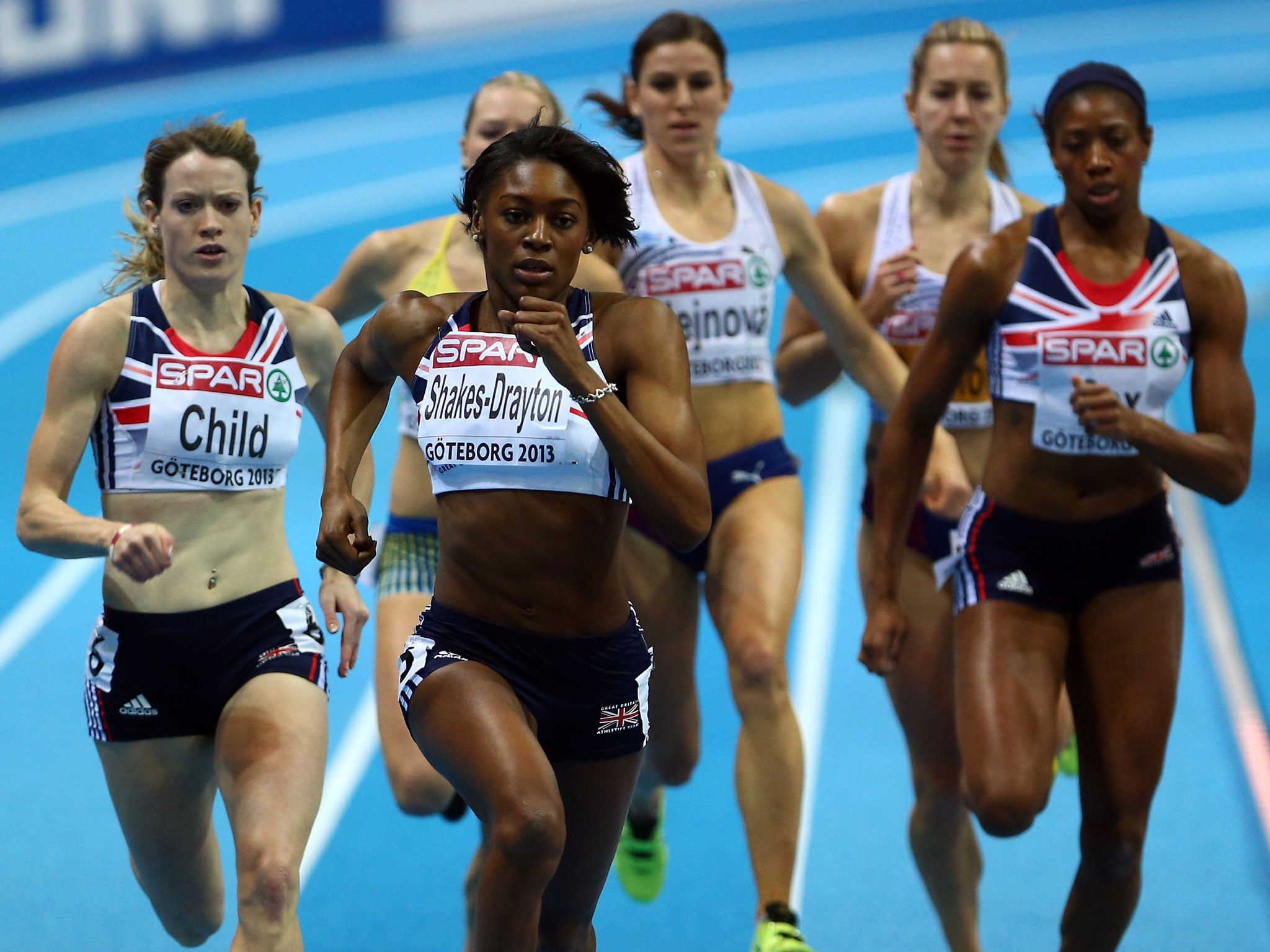 Dynamic duel: 400m hurdlers Perri Shakes-Drayton and Eilidh Child