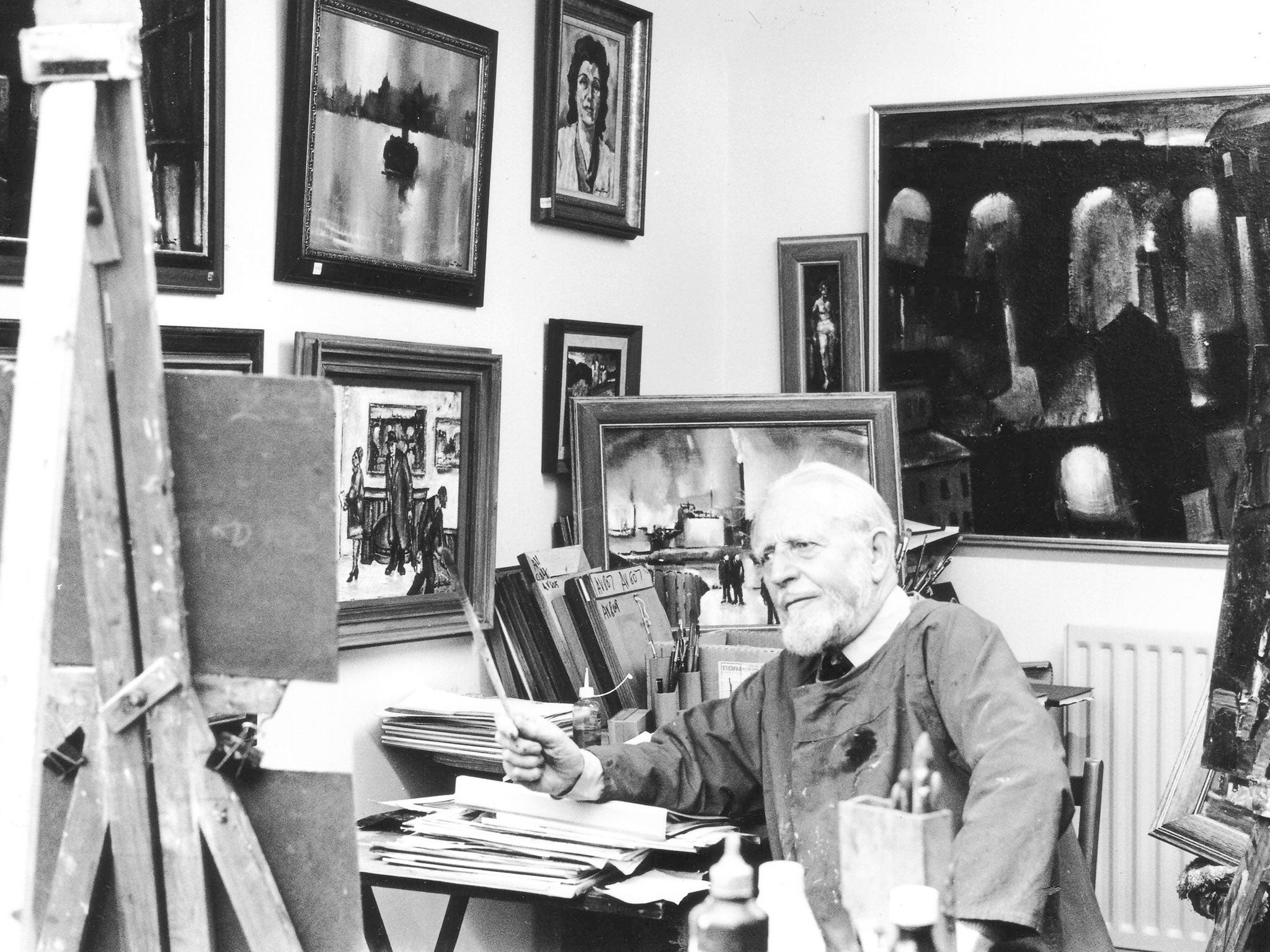 Turner in his studio