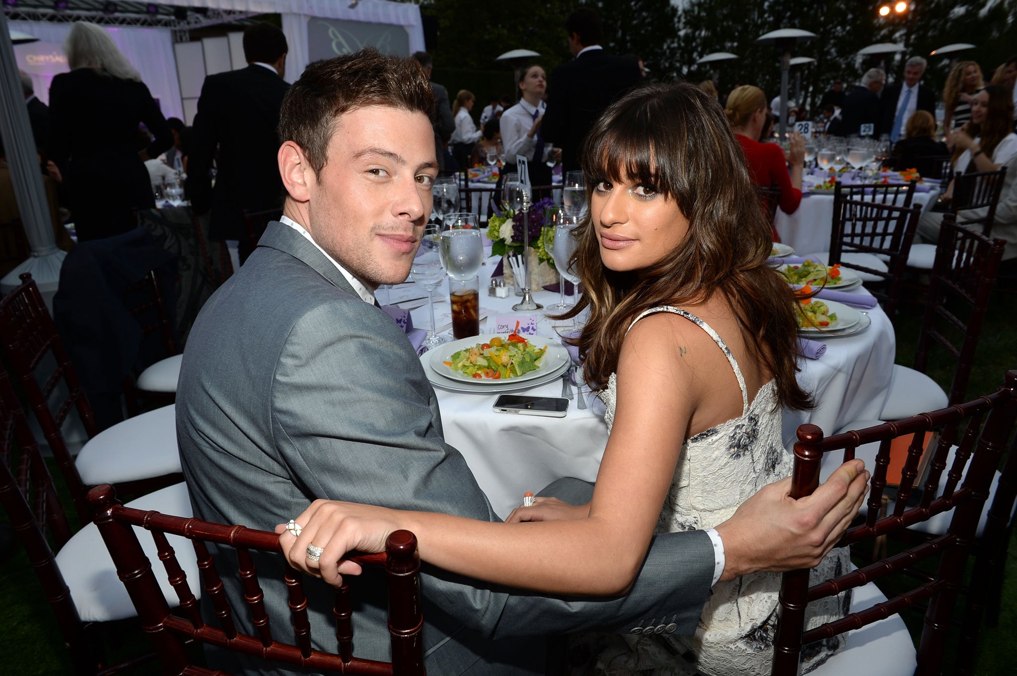 Cory Monteith and Lea Michele at the Annual Chrysalis Butterfly Ball in Los Angeles, 8 June 2013