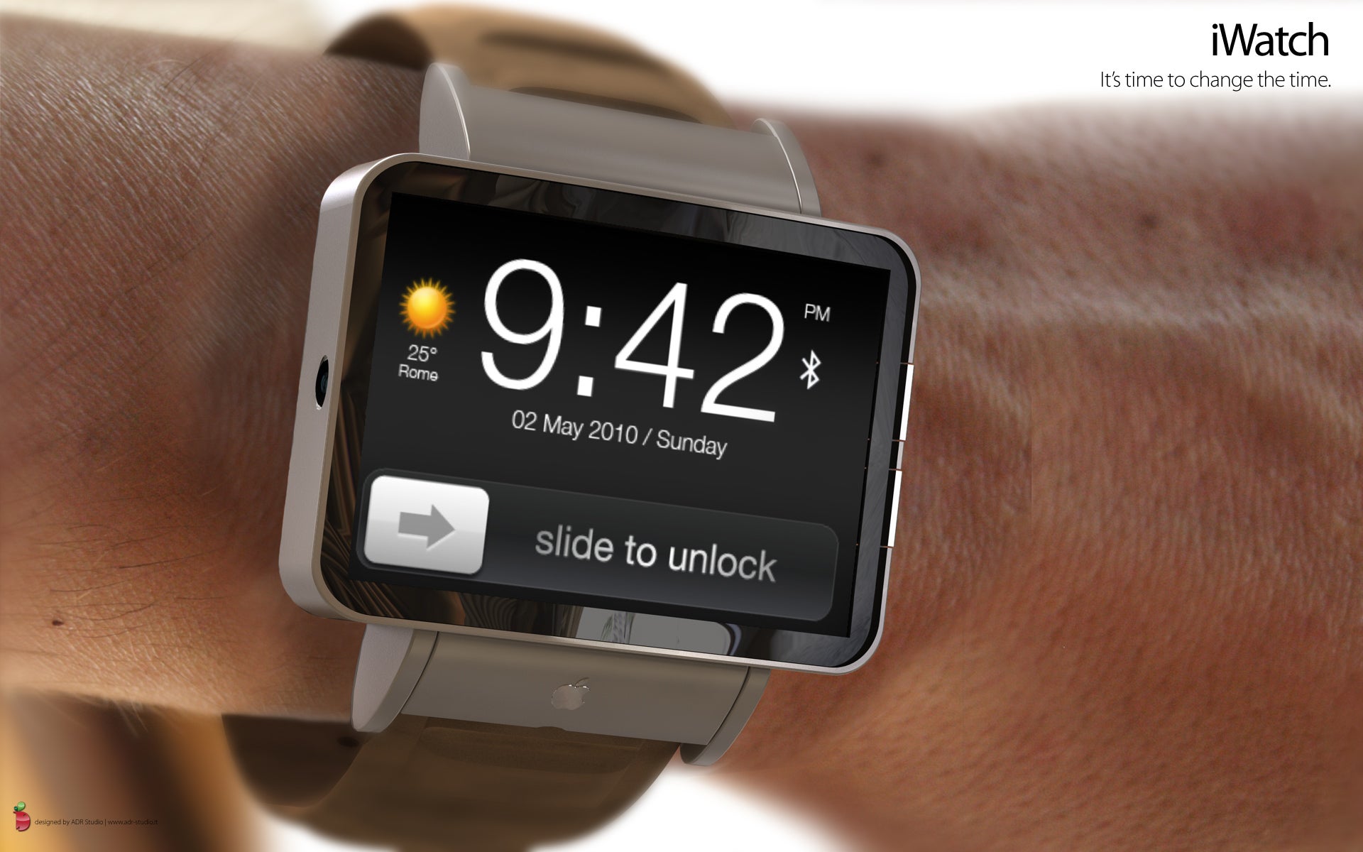 Apple iWatch concept courtesy of Antonio de Rosa and ADR Studio