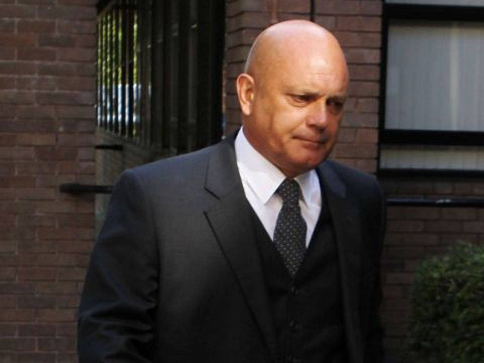 Former England and Chelsea player Ray Wilkins arriving at Staines Magistrates Court in Surrey