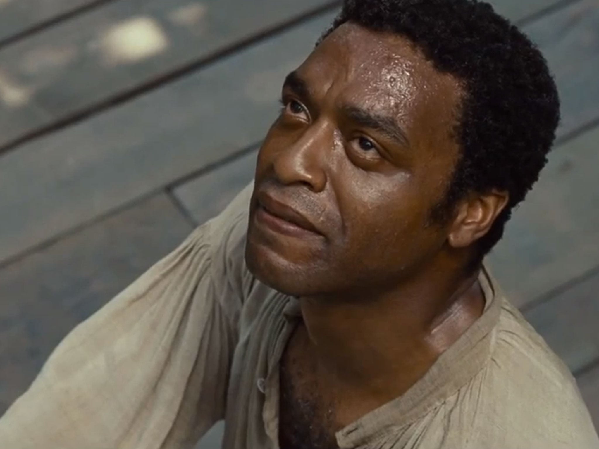 Chiwetel Ejiofor in 12 Years a Slave