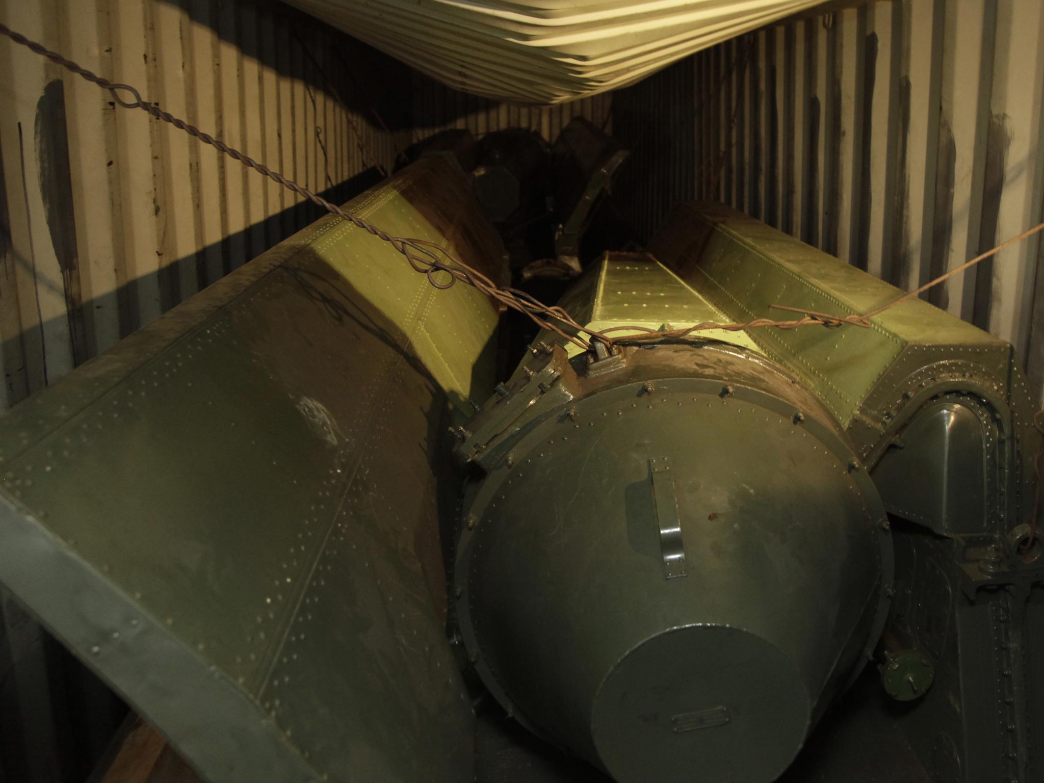 Military equipment lie in containers aboard a North Korean-flagged ship at the Manzanillo International container terminal on the coast of Colon City, Panama