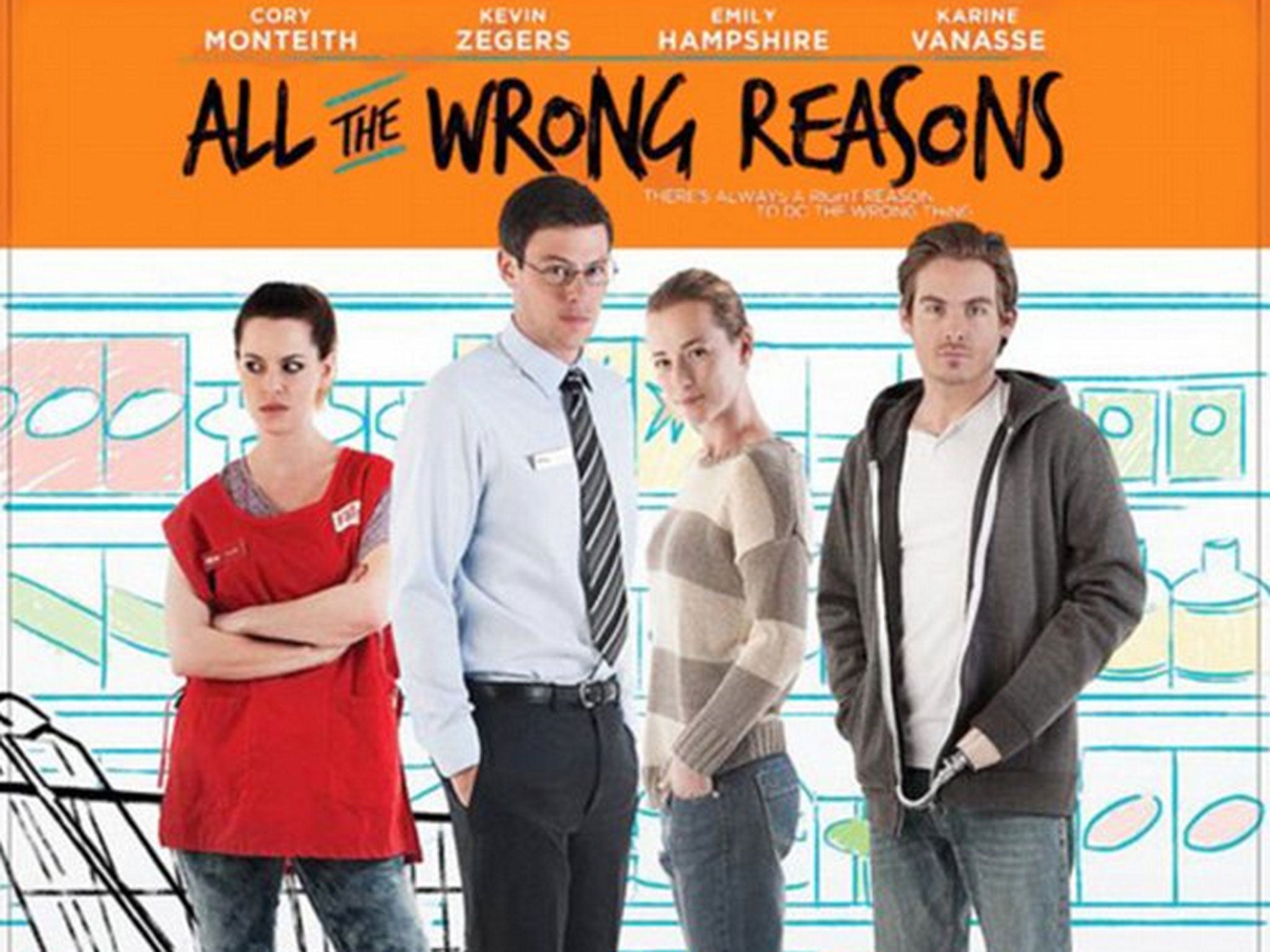 All The Wrong Reasons, featuring Cory Monteith in his last film role