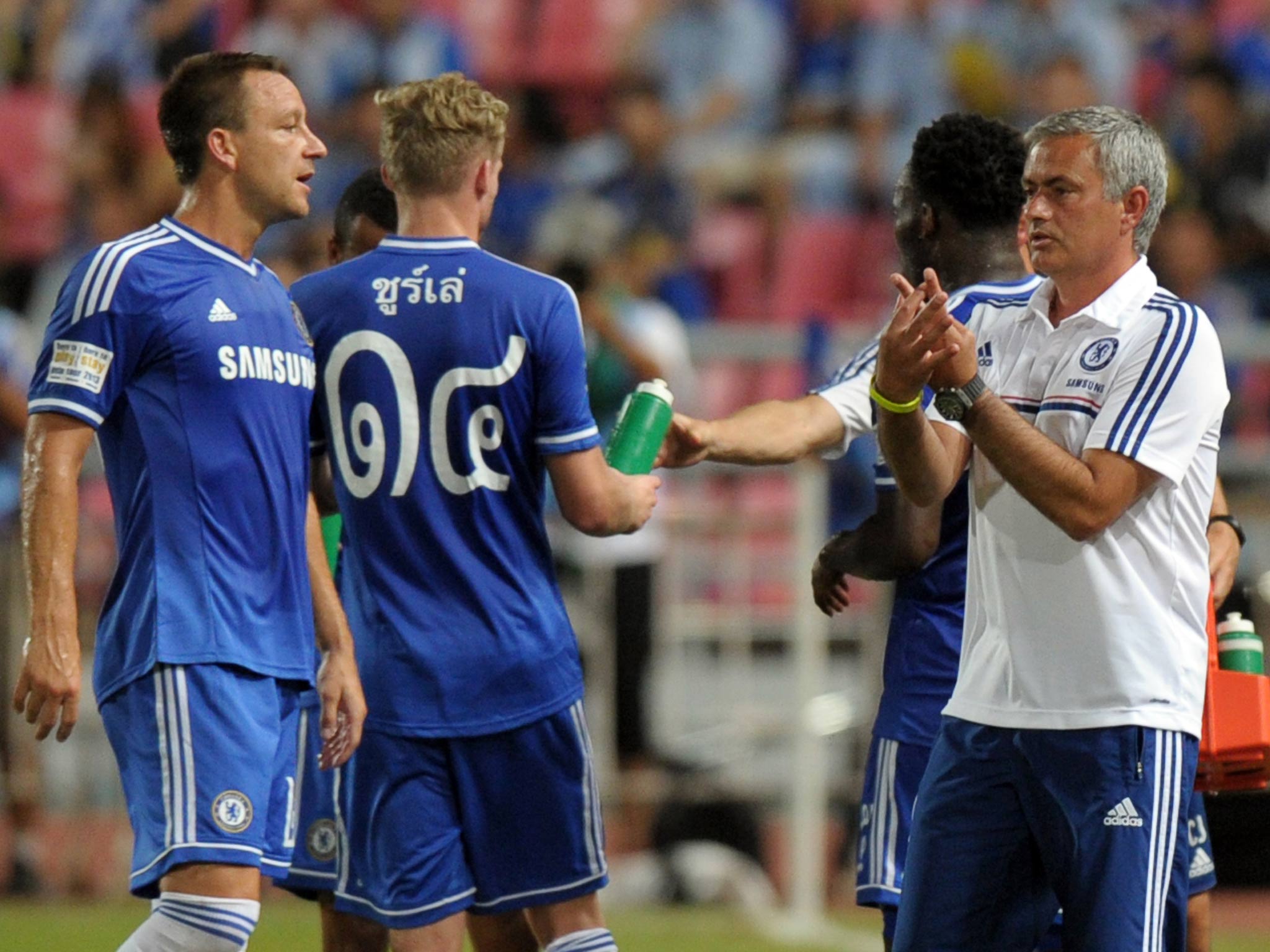 John Terry and Jose Mourinho