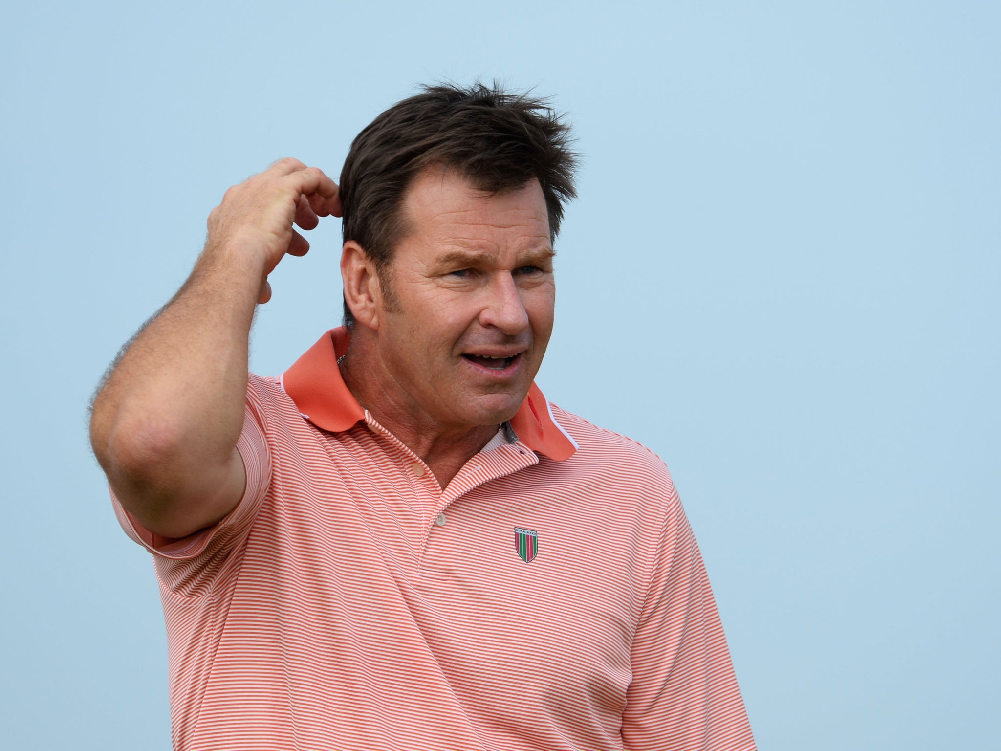 Nick Faldo recently had open-heart surgery