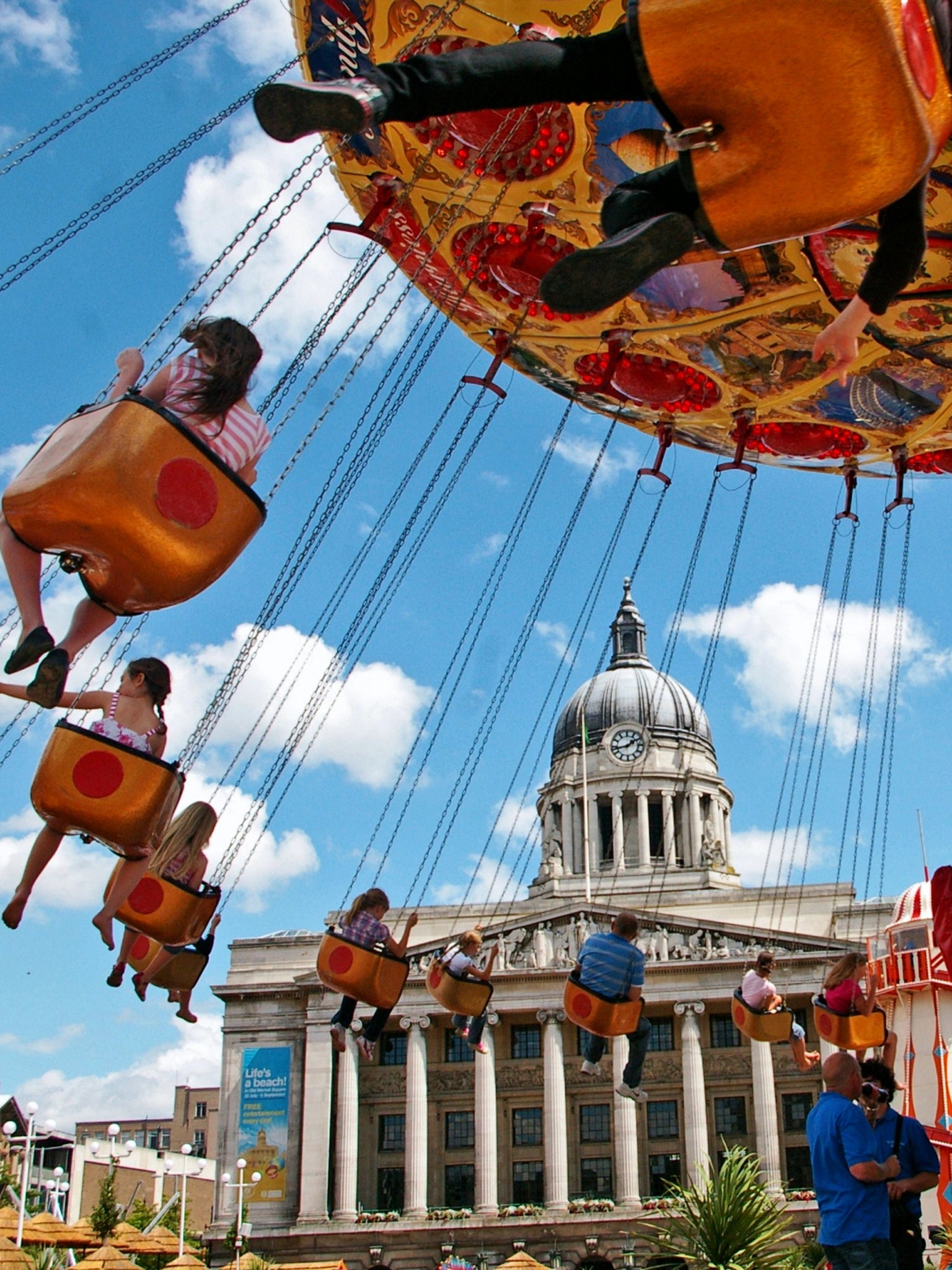 Fair game: urban beach in Nottingham