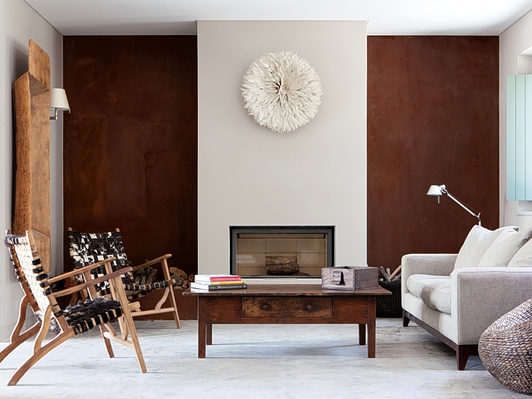 Rustic retreat: the lounge