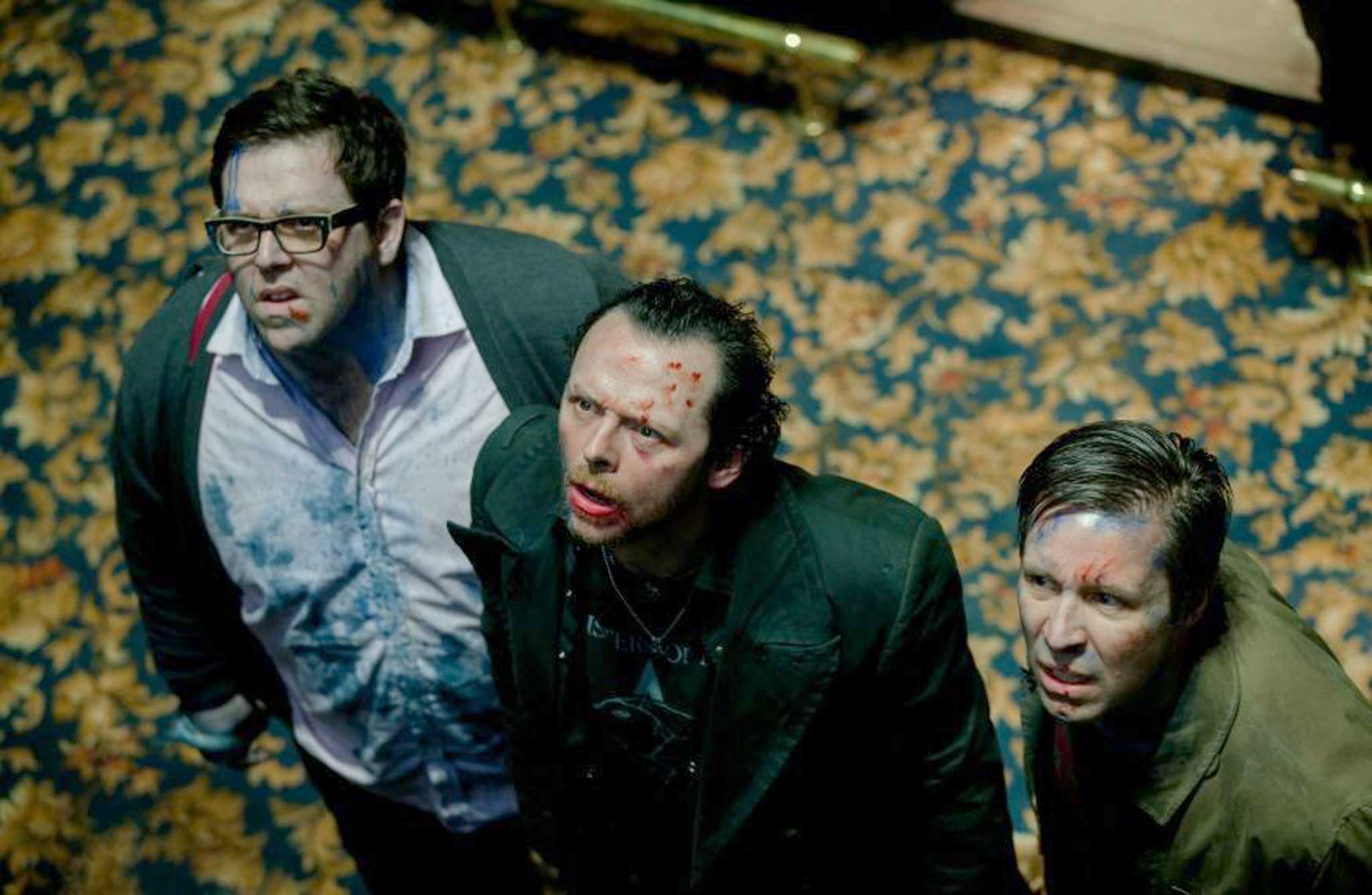 Friends reunited: Nick Frost, Simon Pegg and Paddy Considine in 'The World's End'
