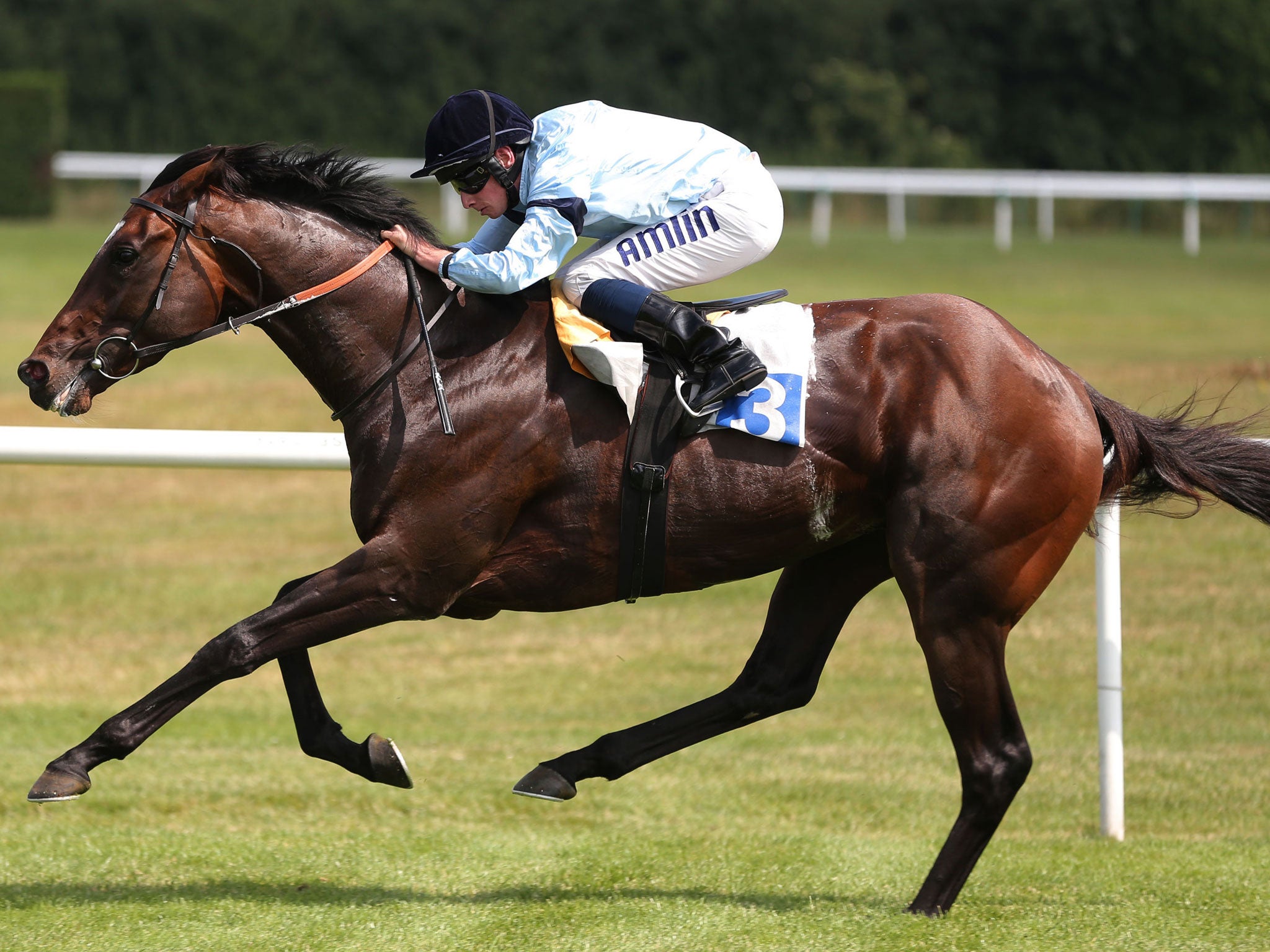 Ryan Moore guided Telescope to a convincing victory at Leicester