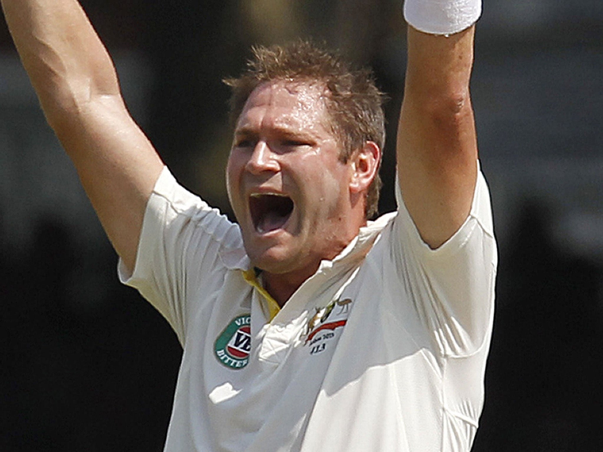 Ryan Harris, who had a British passport, took three wickets