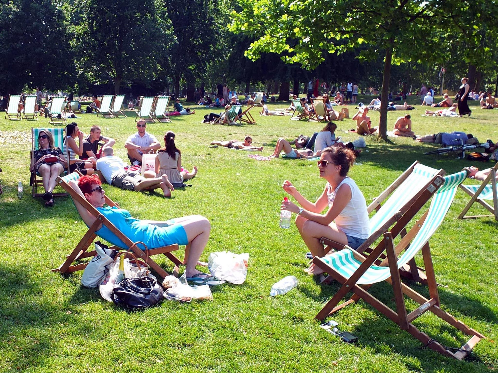 The whole country will be bathed in sunshine tomorrow