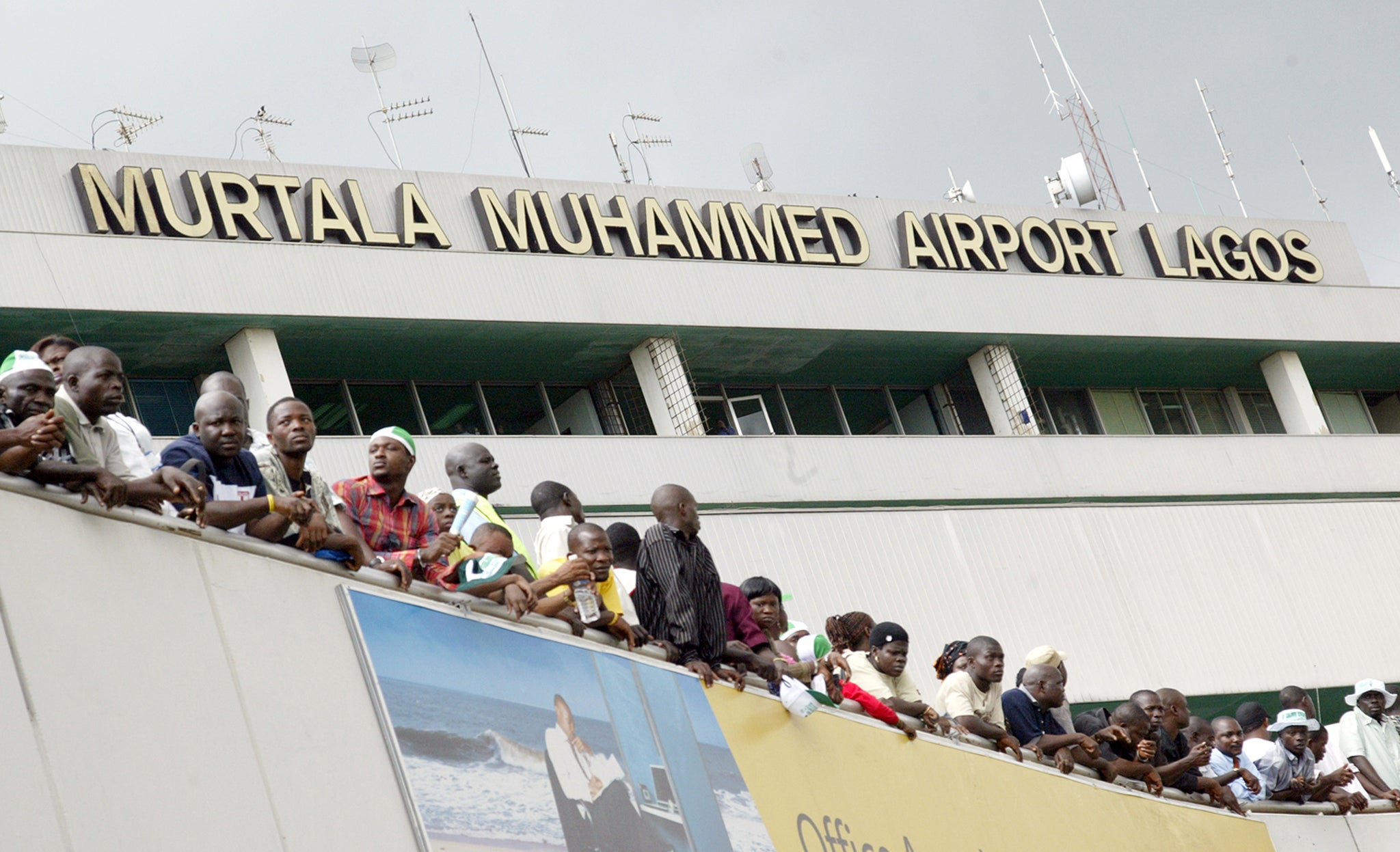 The Murtala Muhammed International Airport in Lagos