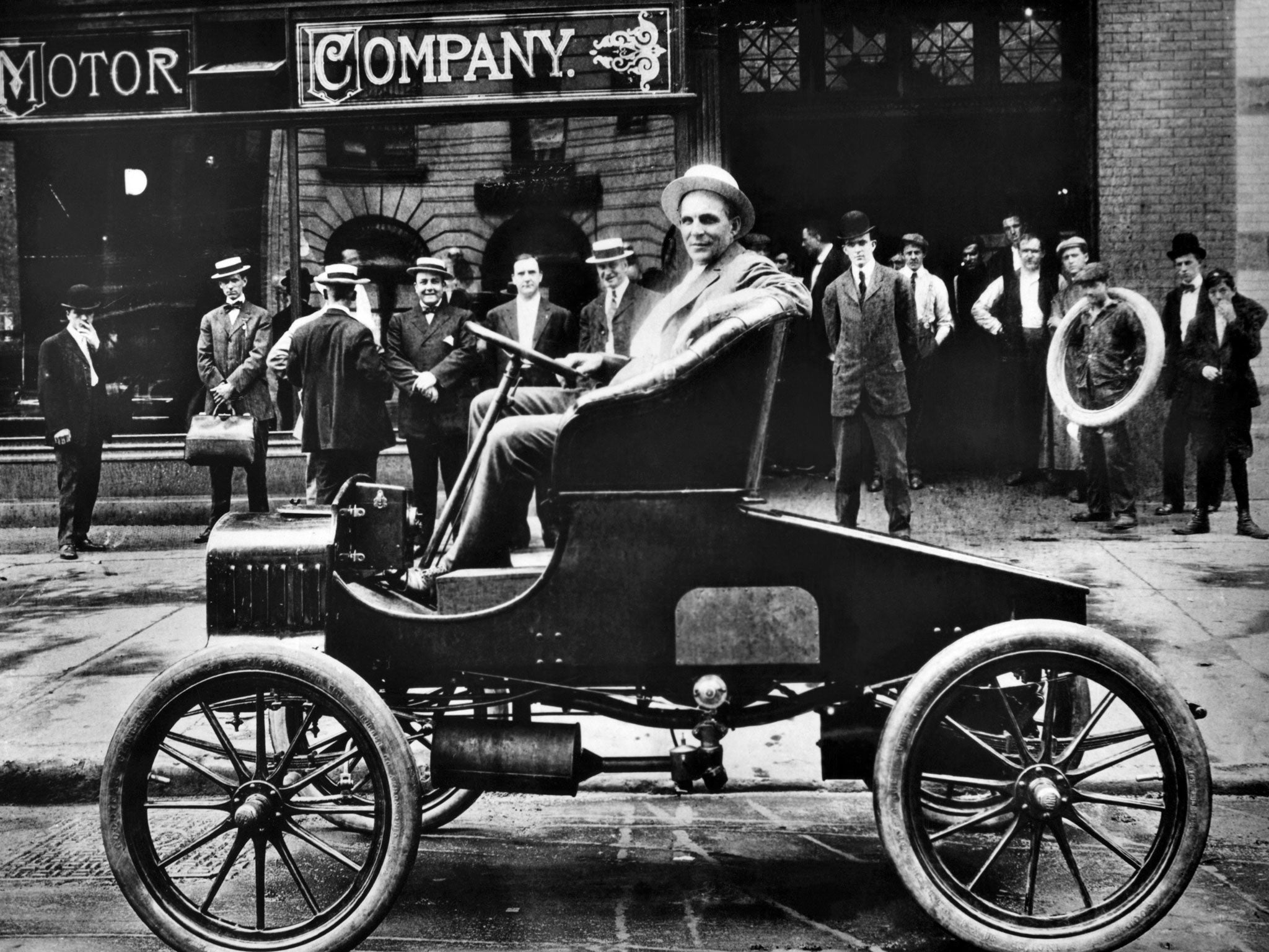 Big wheel: Henry Ford’s Model T was built in Detroit and helped make the city a symbol of US wealth