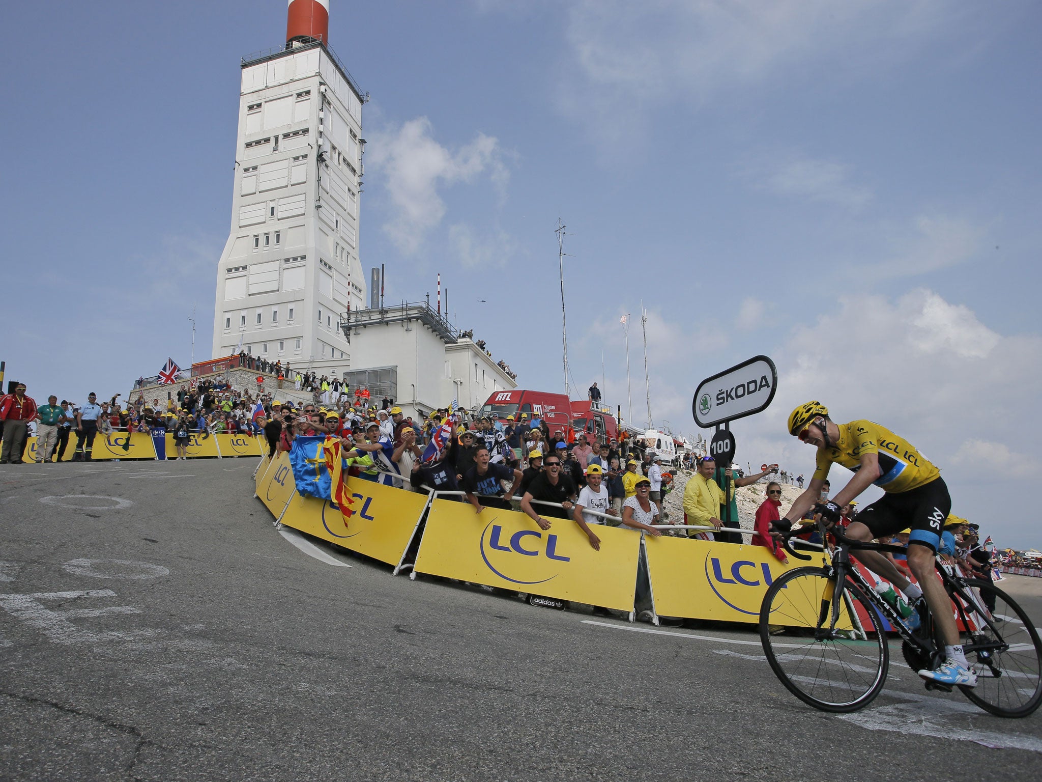 Chris Froome hit the ground running