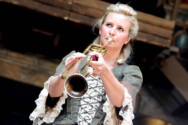 Alison Balsom in Gabriel at the Globe Theatre