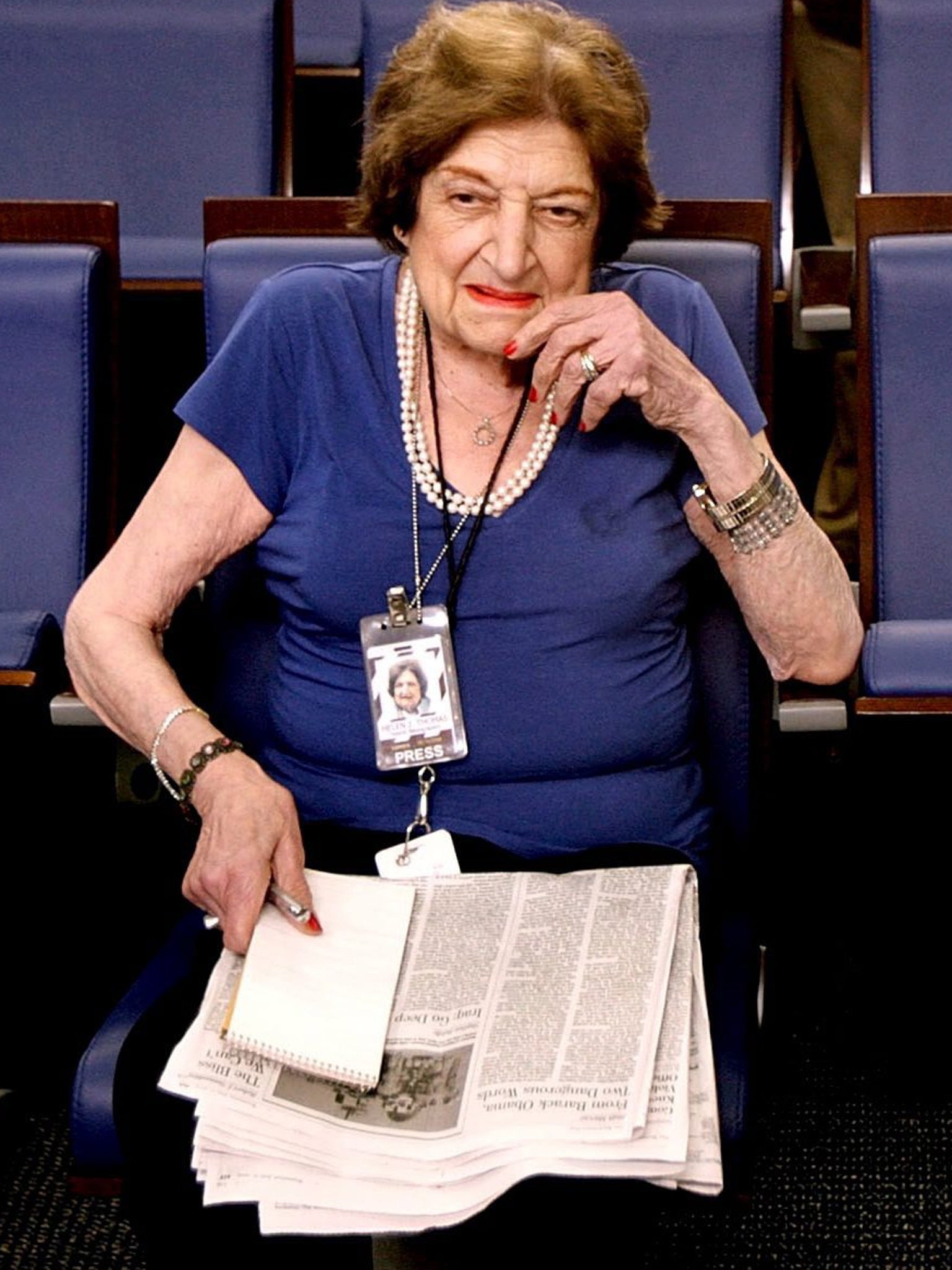 Exceptionally tenacious: Helen Thomas
