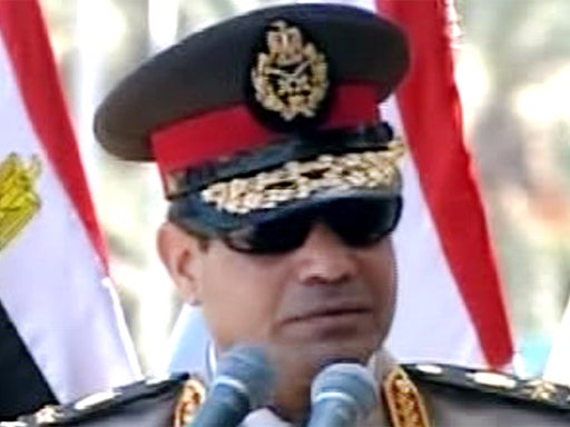 Egyptian Defense Minister Gen. Abdel-Fattah el-Sissi