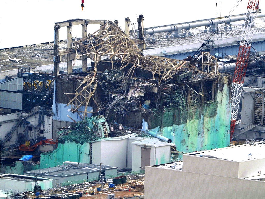 This damaged reactor crippled Fukushima nuclear power plant