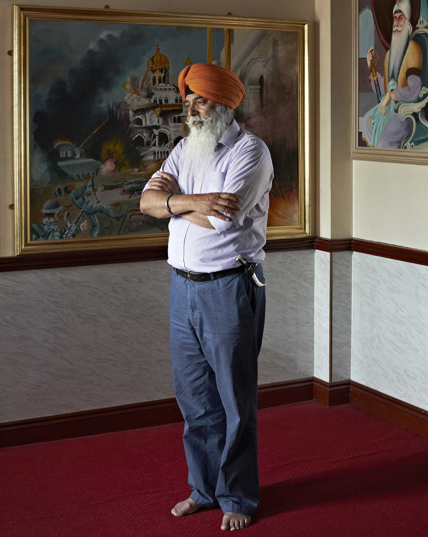 Surinderpal Singh Rai: 'After a recent attack by Sikhs on a Muslim-owned restaurant, we all got together - Muslim, Sikh and Hindu - and condemned the attack and kept a lid on it'