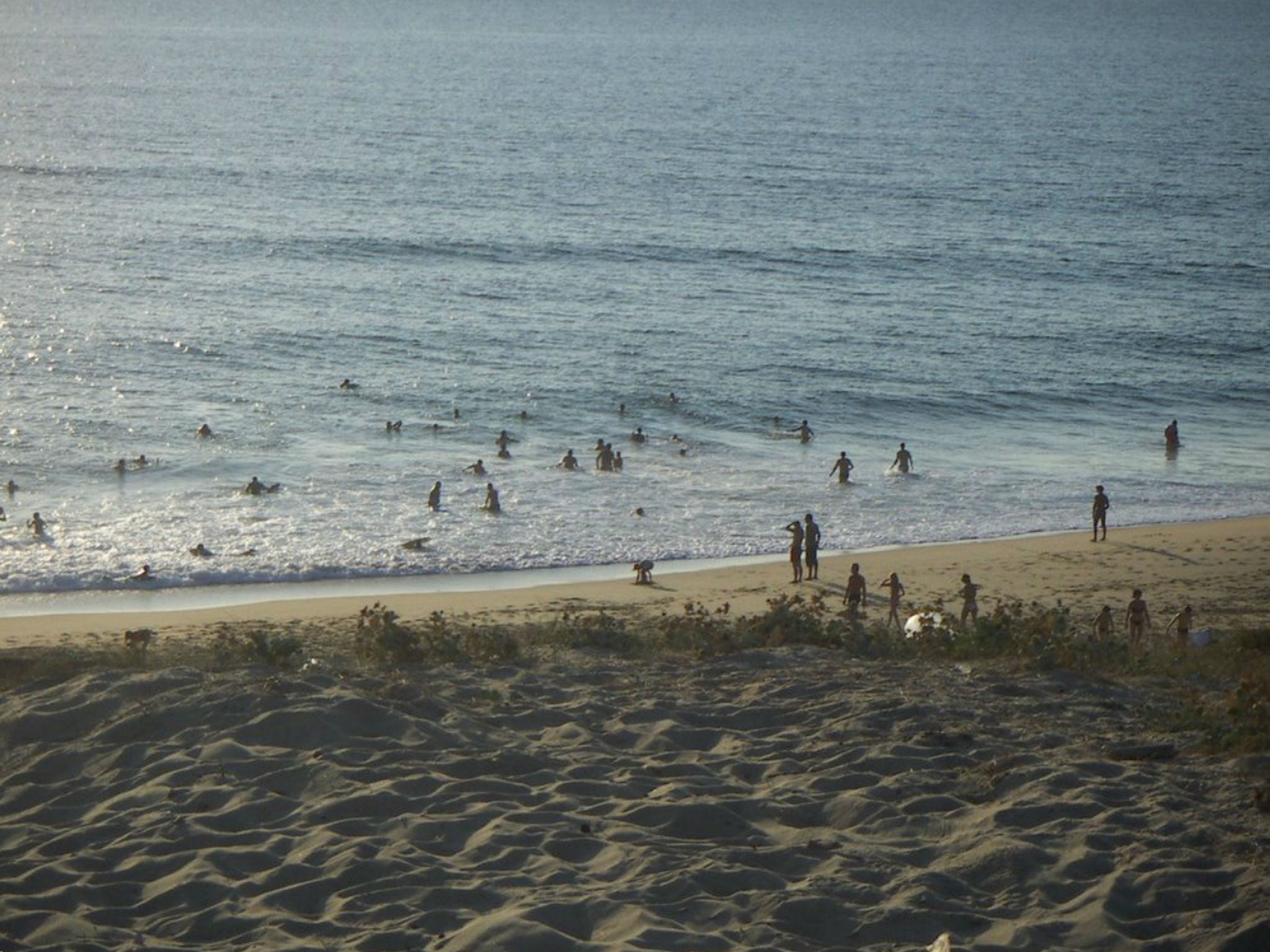 The coast at Messanges, Landes, was described as potentially 'extremely dangerous'