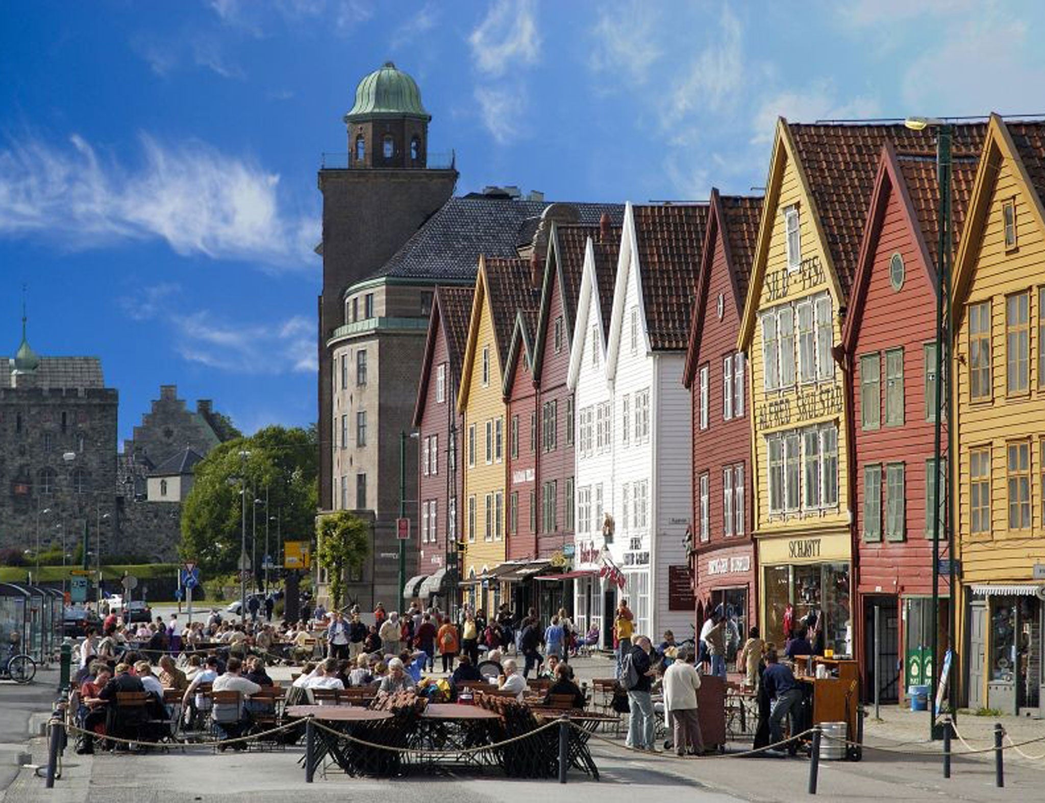 Quay player: the medieval harbour at Bryggen
