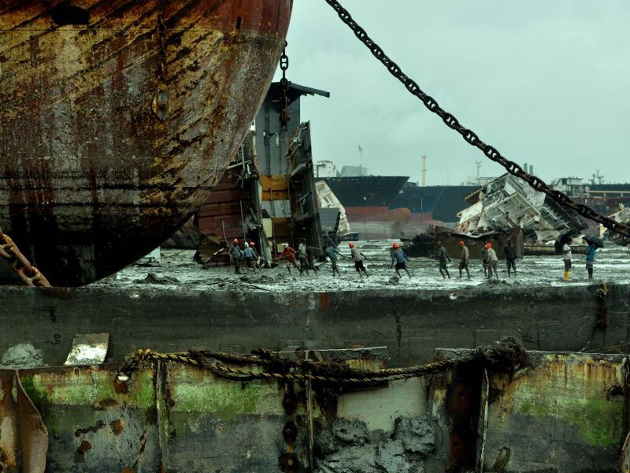 The risks are great for Bangladeshis dismantling some of the world most toxic vessels in Chittagong