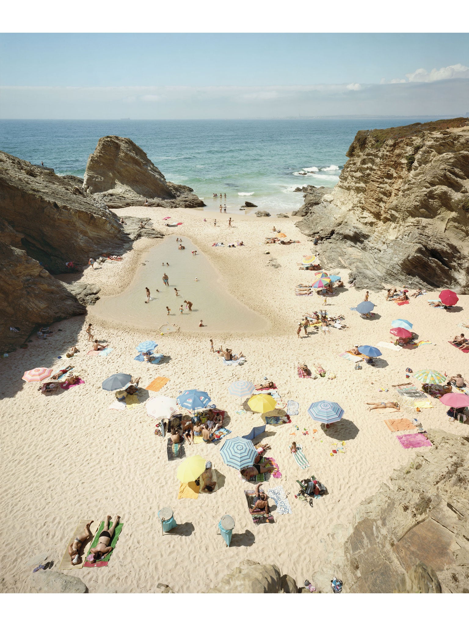 Baywatch: The beach at Praia Piquinia – at 7.23pm on 20 August 2011