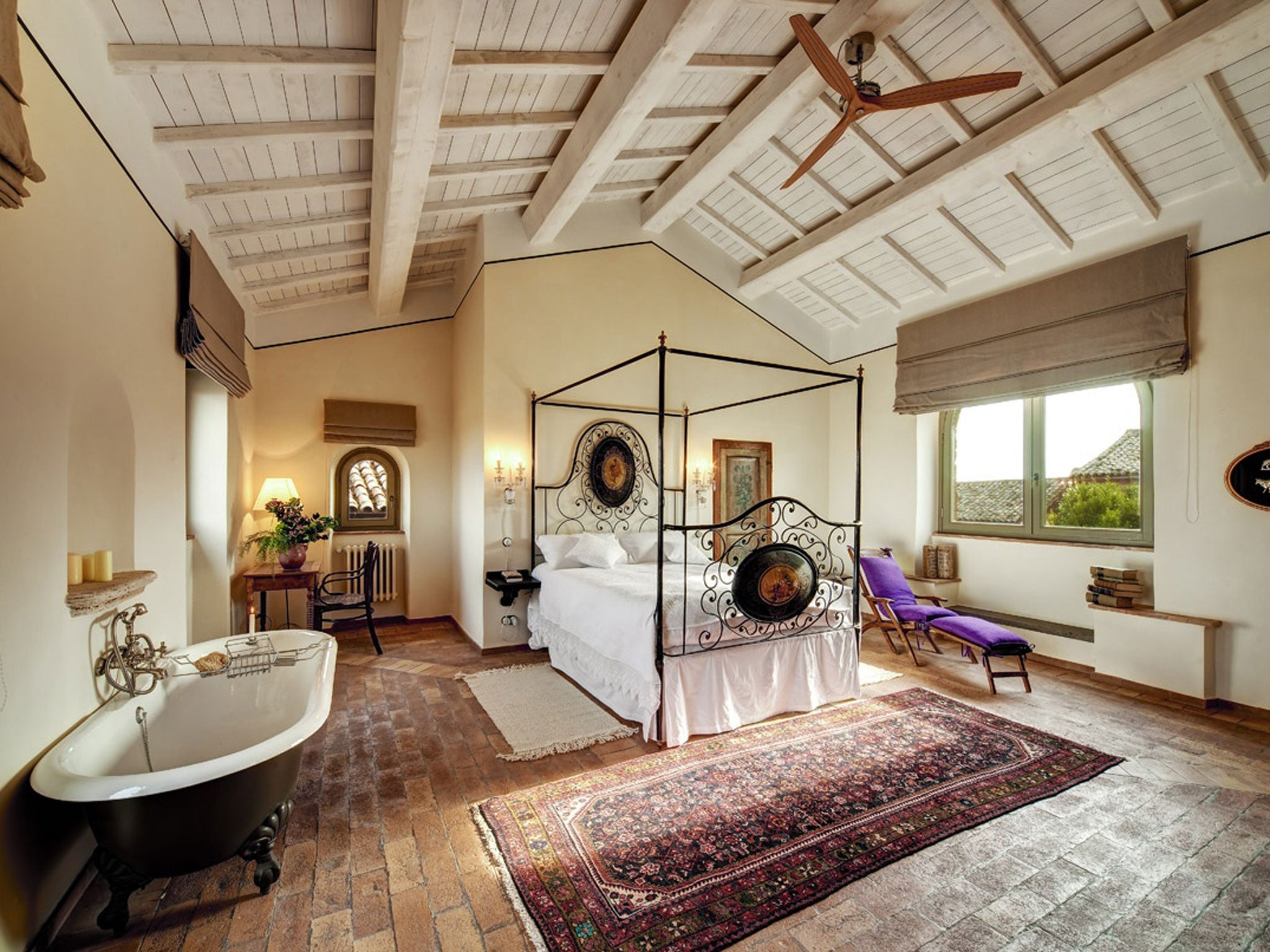 Secular style: La Badessa bedroom