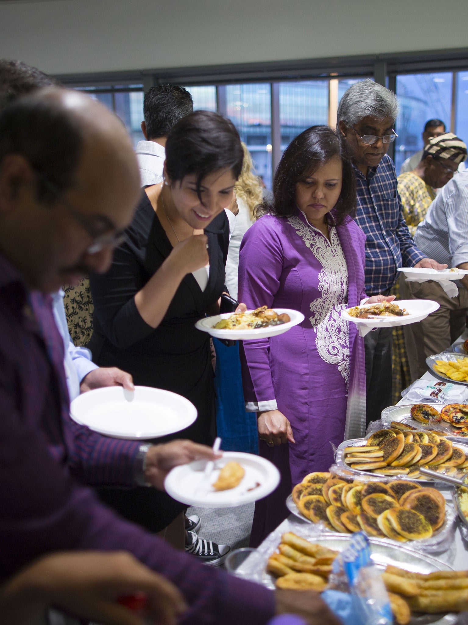 Guests at The Big Iftar in Brent