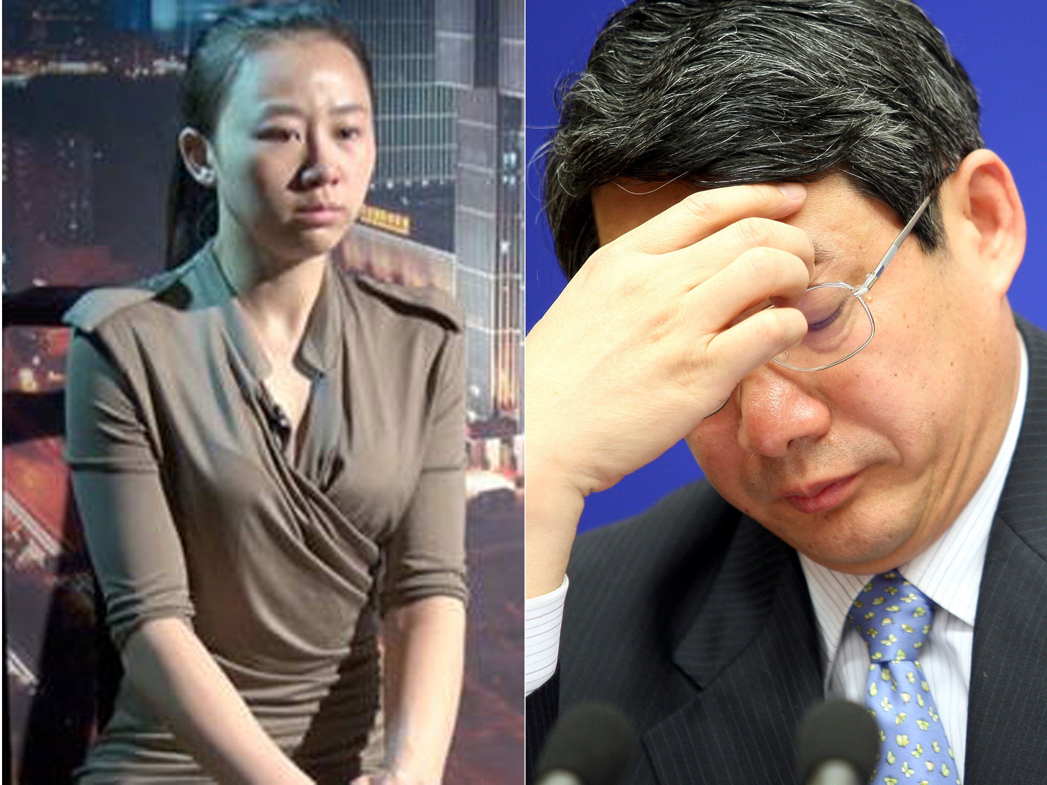 Energy official Liu Tienan, right, lost his job after his mistress, Ji Yingnan, left, told a journalist he had defrauded $200m