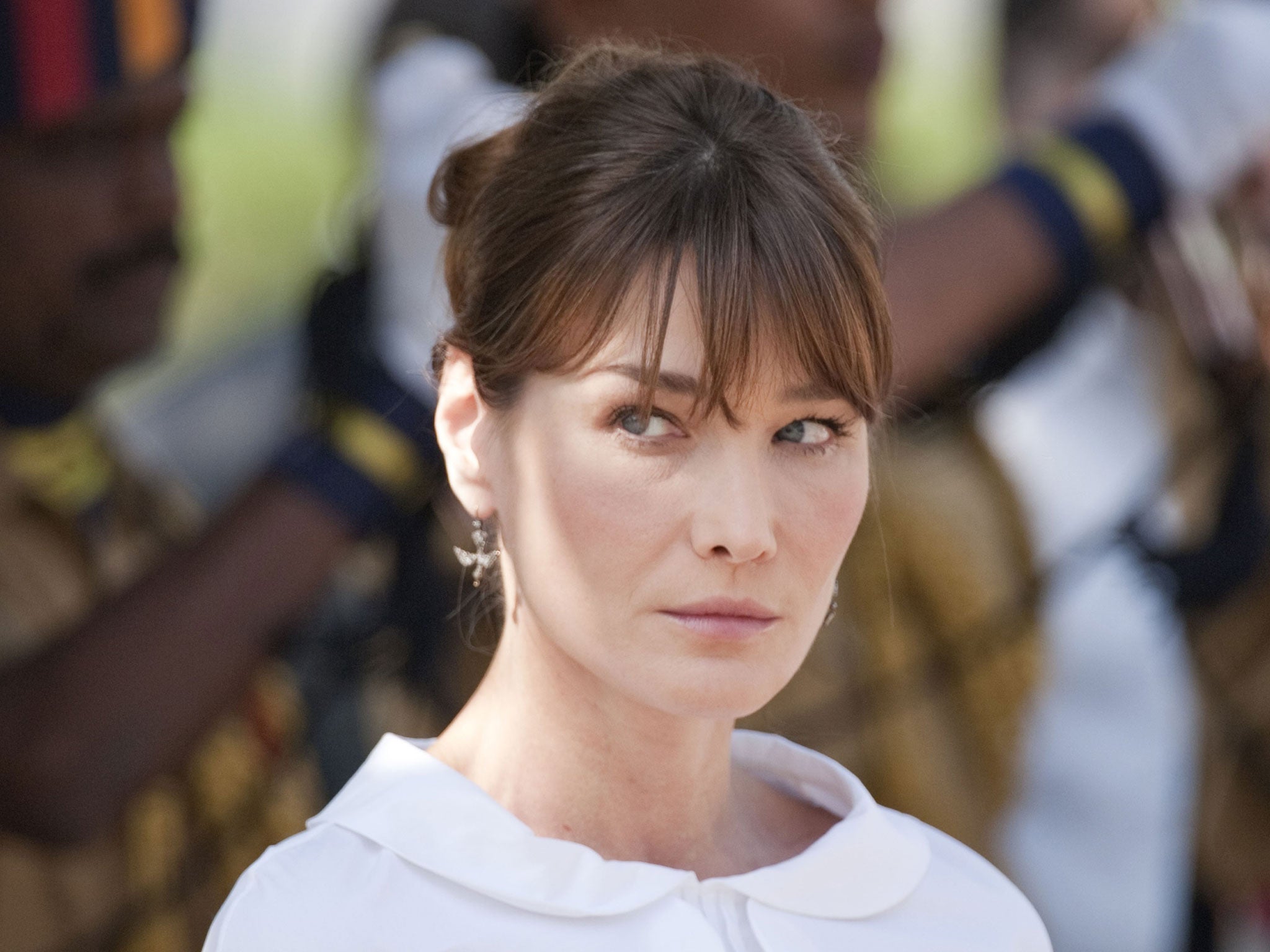 The former first lady, Carla Bruni-Sarkozy