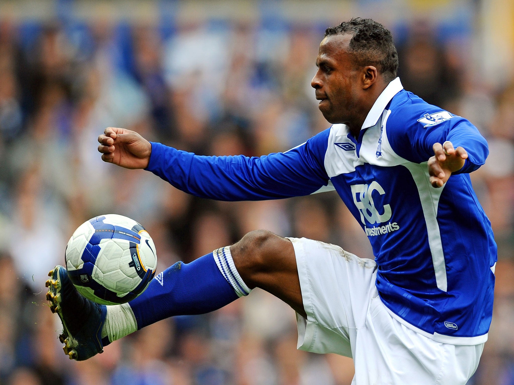 Christian Benitez in action for Birmingham in 2010