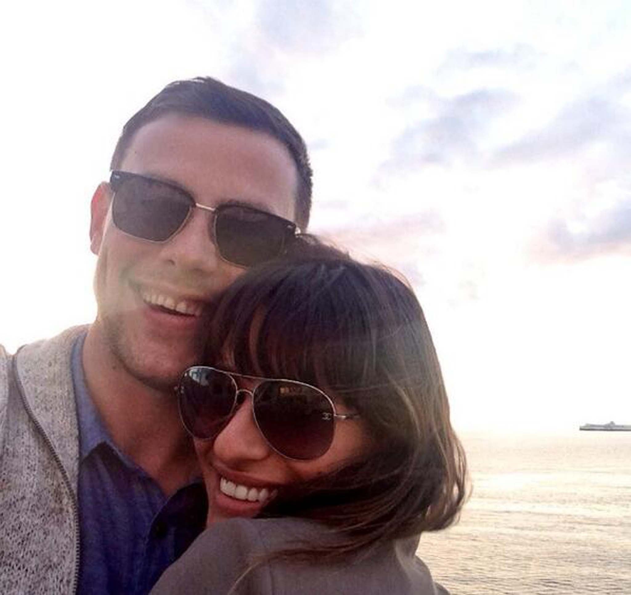 Lea Michele tweeted this photo of her and Cory Monteith to thank fans for their support