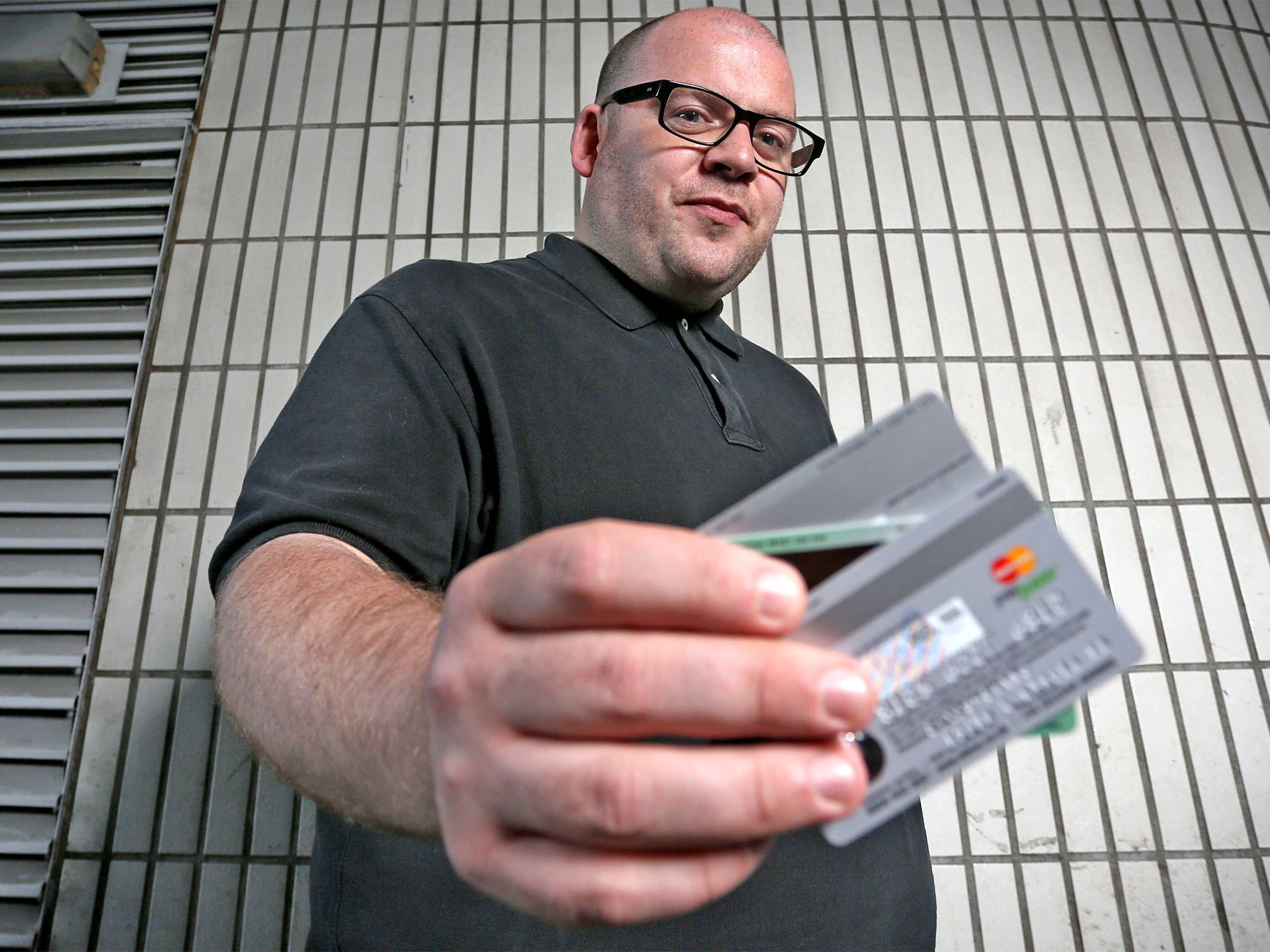 Andy Welch had to set up a new bank account after the theft