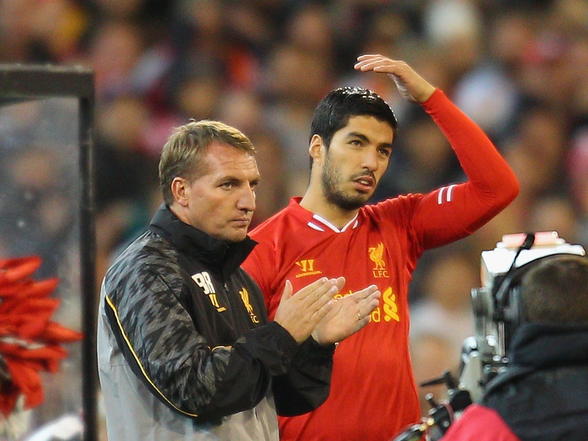 Brendan Rodgers and Luis Suarez