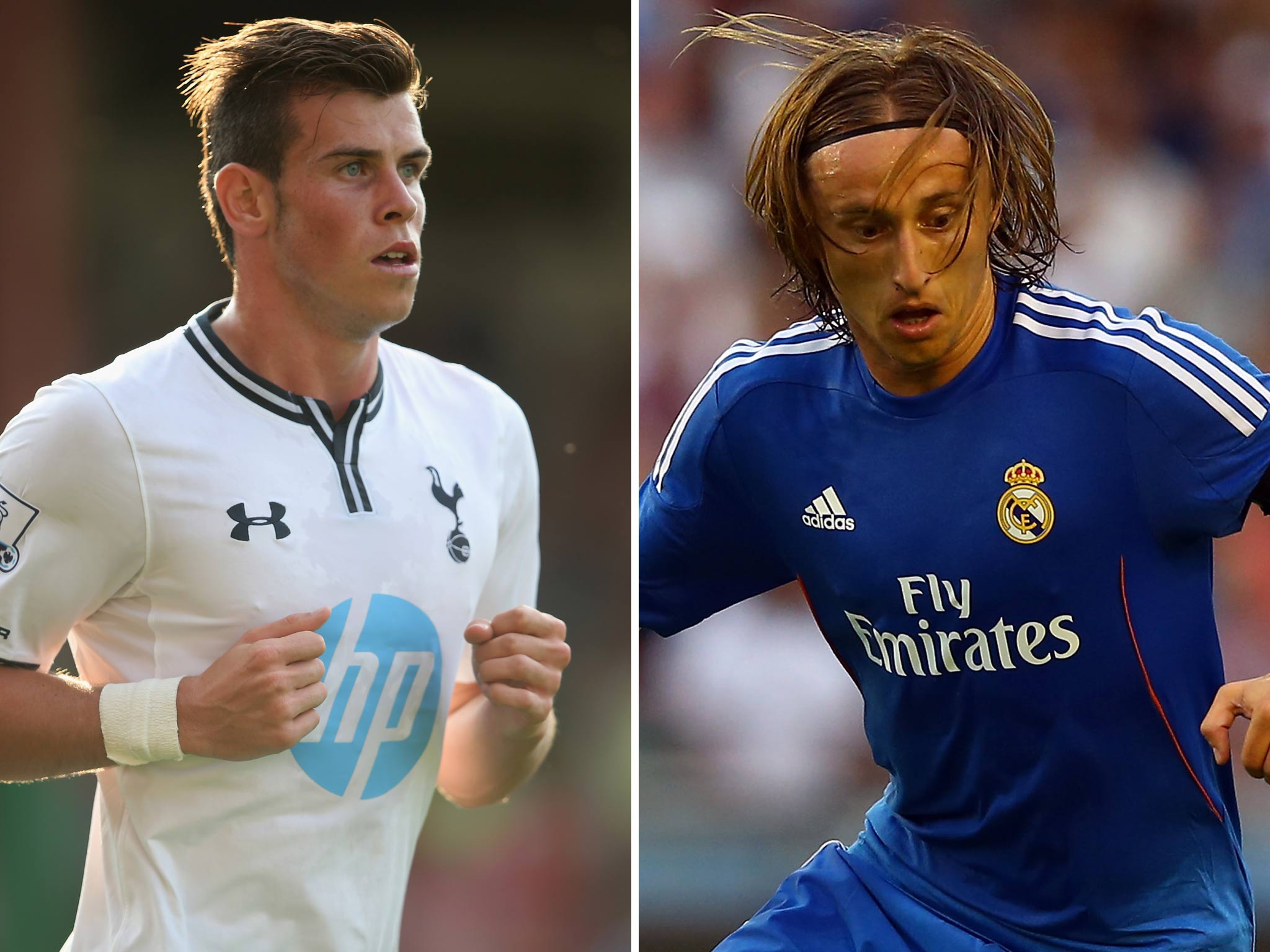 Gareth Bale and Luka Modric