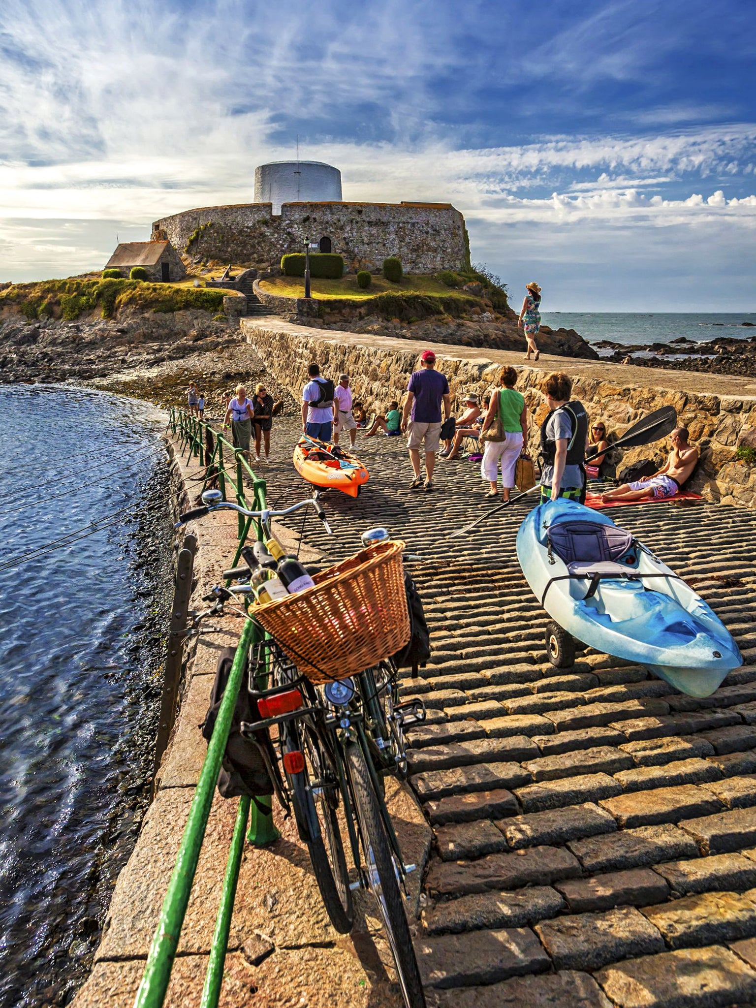 Strong point: Fort Grey at Rocquaine Bay